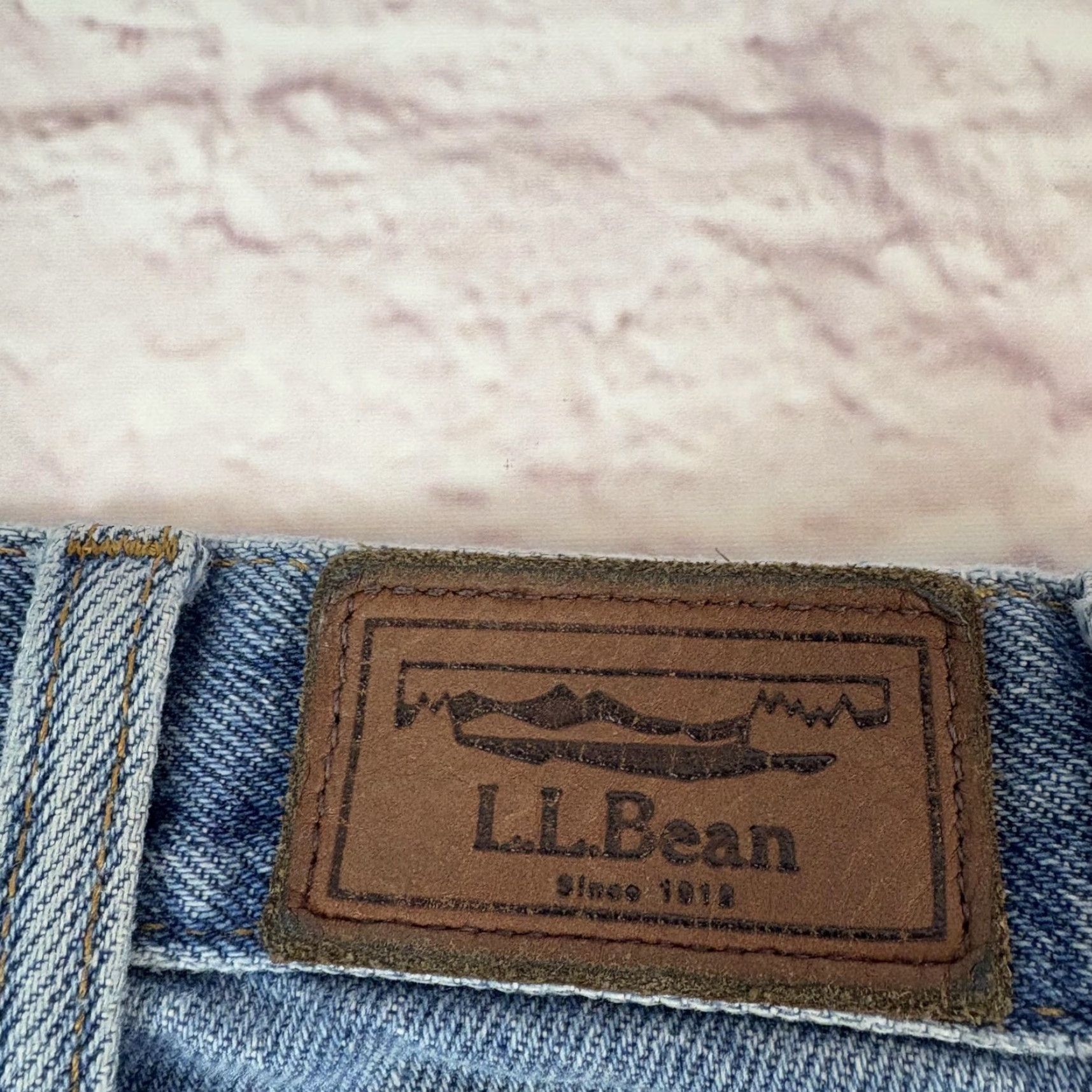 Vintage L.L.Bean Jeans Mens 32x27 Blue Classic Fit 100% Cotton Denim Pants Straight Leg Size US 32 / EU 48 - 4 Thumbnail