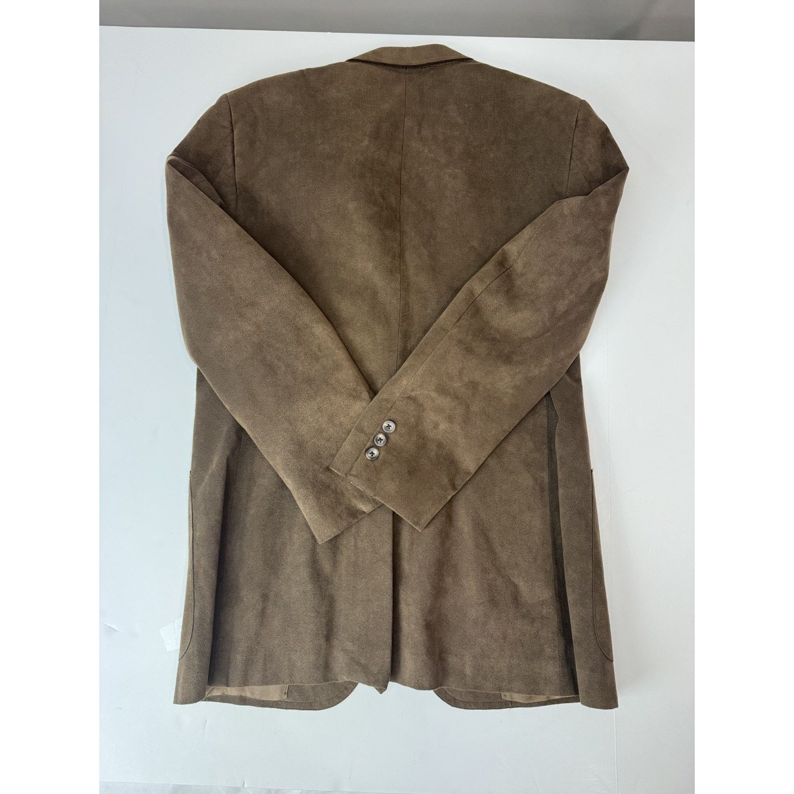 Other Vintage Marshall Field & Company Microsuede Blazer Brown 42 Size 42R - 2 Thumbnail