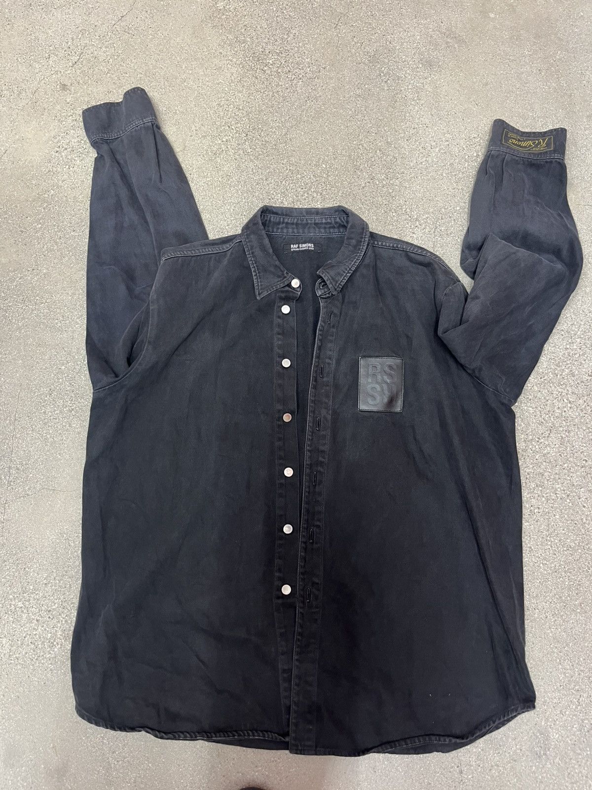 Raf Simons Raf Simons Denim Button Down Shirt Size US L / EU 52-54 / 3 - 3 Thumbnail