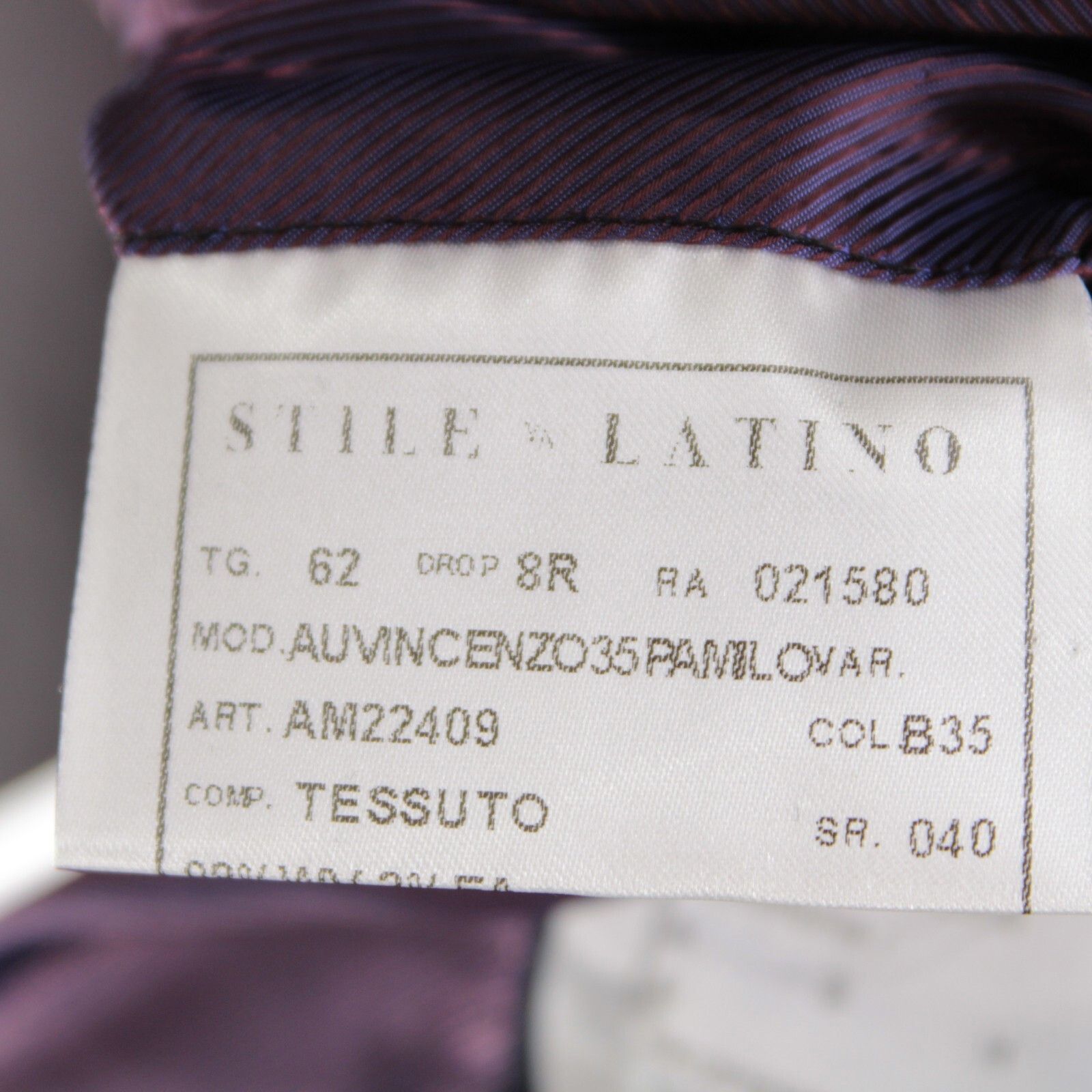 Other Stile Latino Suit Size US 52 Regular in Blue Size 52R - 9 Thumbnail