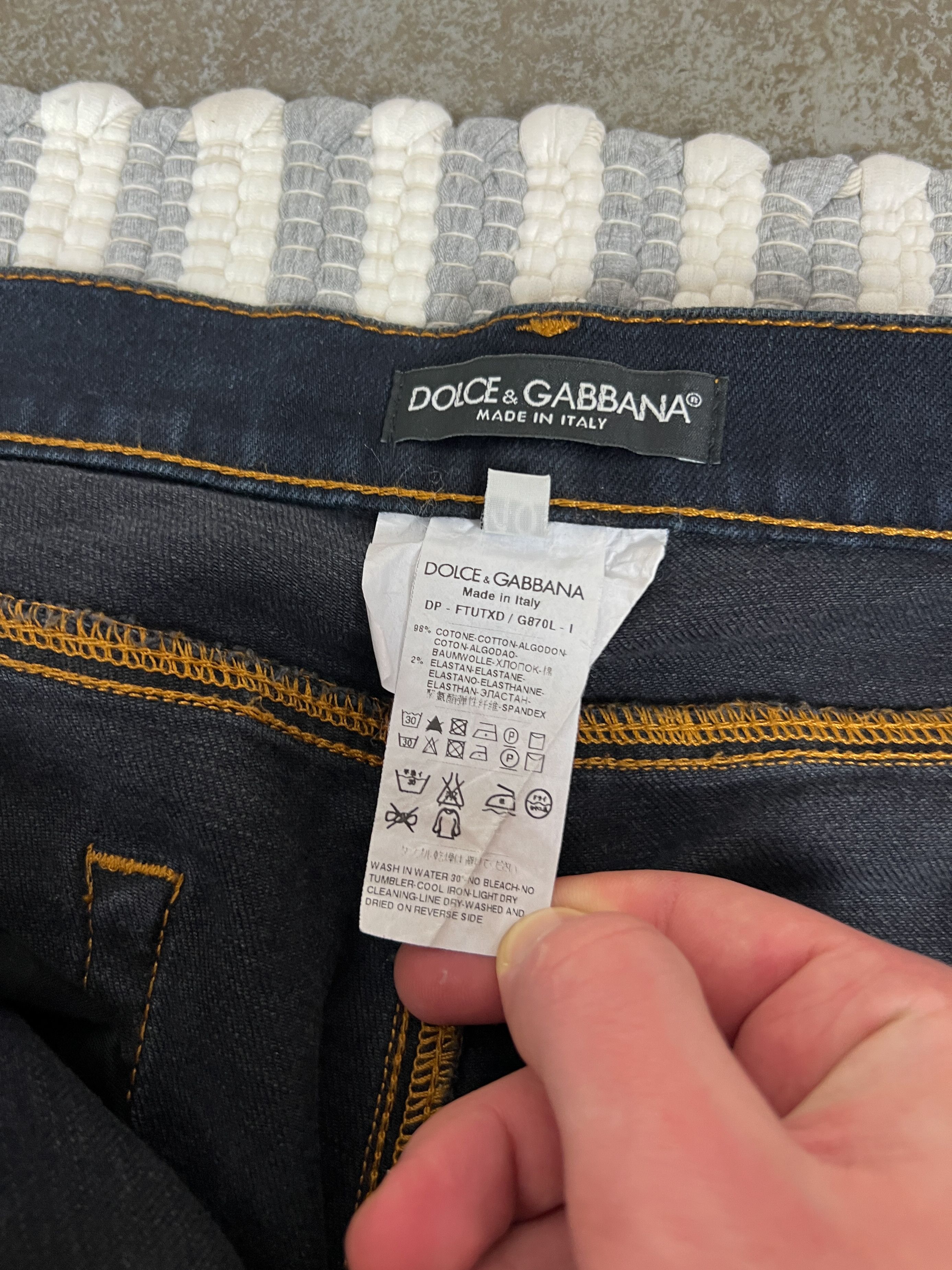 Dolce & Gabbana Vintage Dolce & Gabbana D&G Blue Denim Jeans Pants Size 27" / US 4 / IT 40 - 5 Thumbnail
