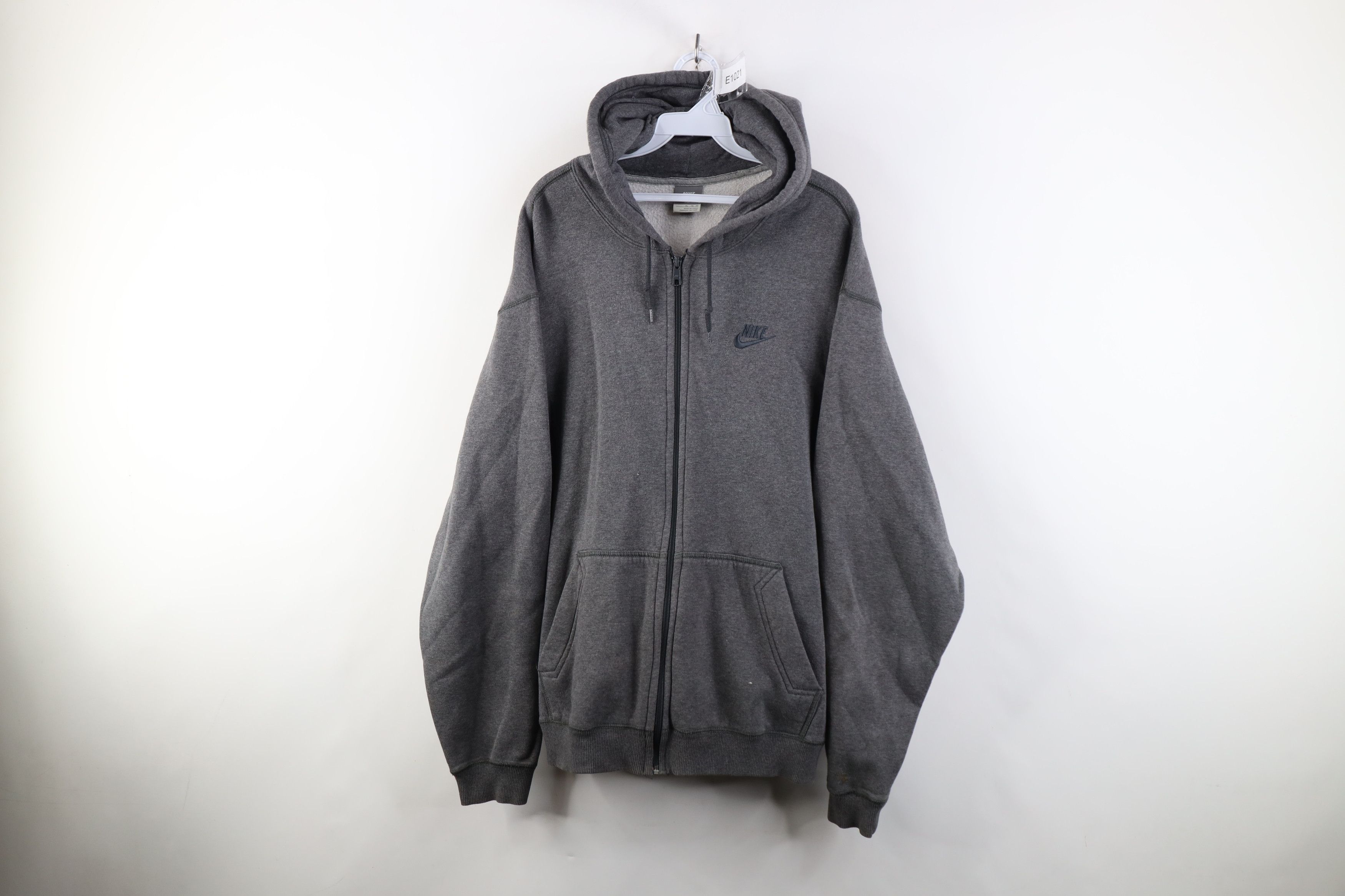 Nike Vintage Y2K Nike Mini Swoosh Heavyweight Full Zip Hoodie Size US XL / EU 56 / 4 - 1 Thumbnail