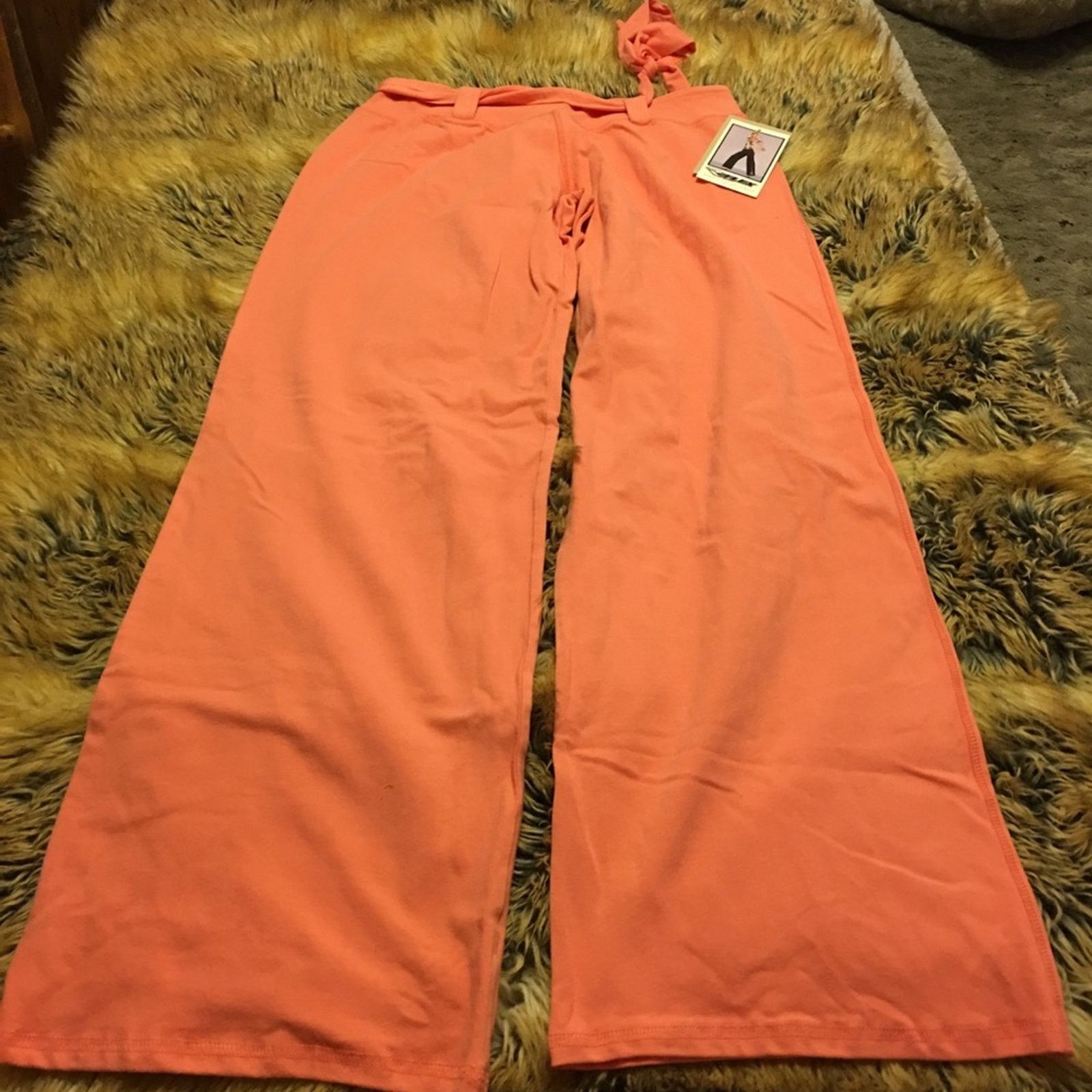 Other Reflex women’s fine activewear coral pants NWT L Size 30" / US 8 / IT 44 - 7 Thumbnail