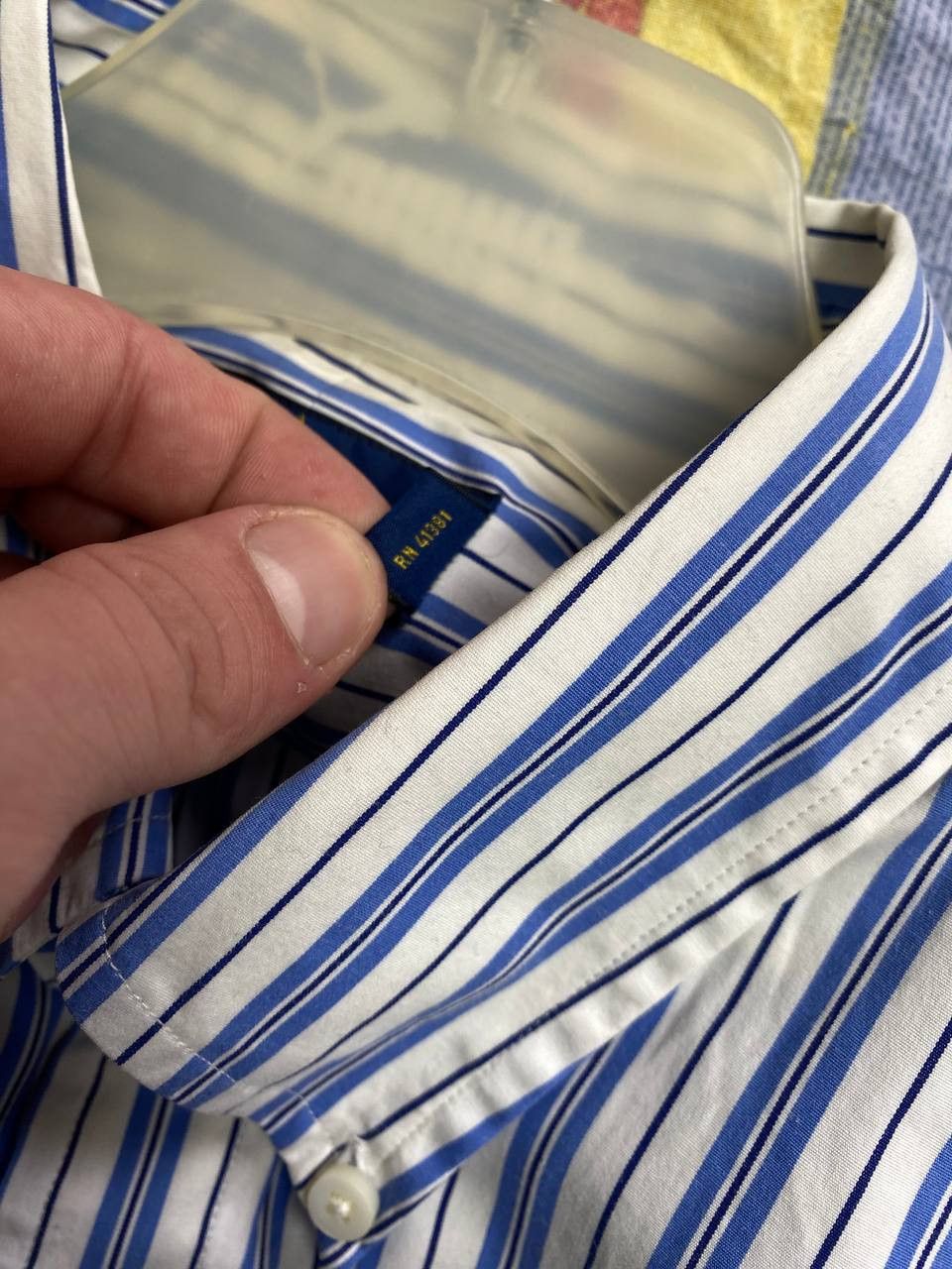 Polo Ralph Lauren Vintage 90s Ralph Lauren Button Shirt Size US L / EU 52-54 / 3 - 16 Thumbnail
