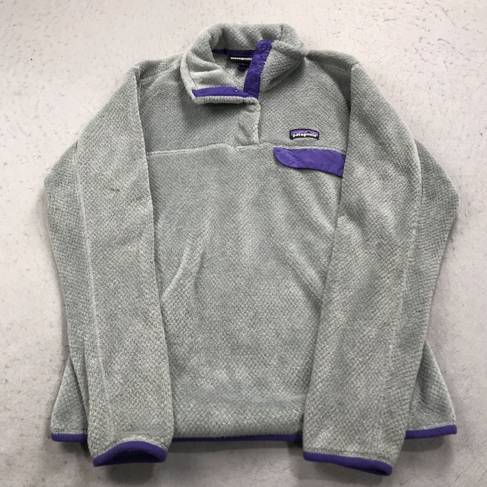 Patagonia Patagonia Jacket Womens M Gray Fleece Re-Tool Snap T Pullover Sweater Basic Jacket Outdoor Casual Size M / US 6-8 / IT 42-44 - 2 Thumbnail