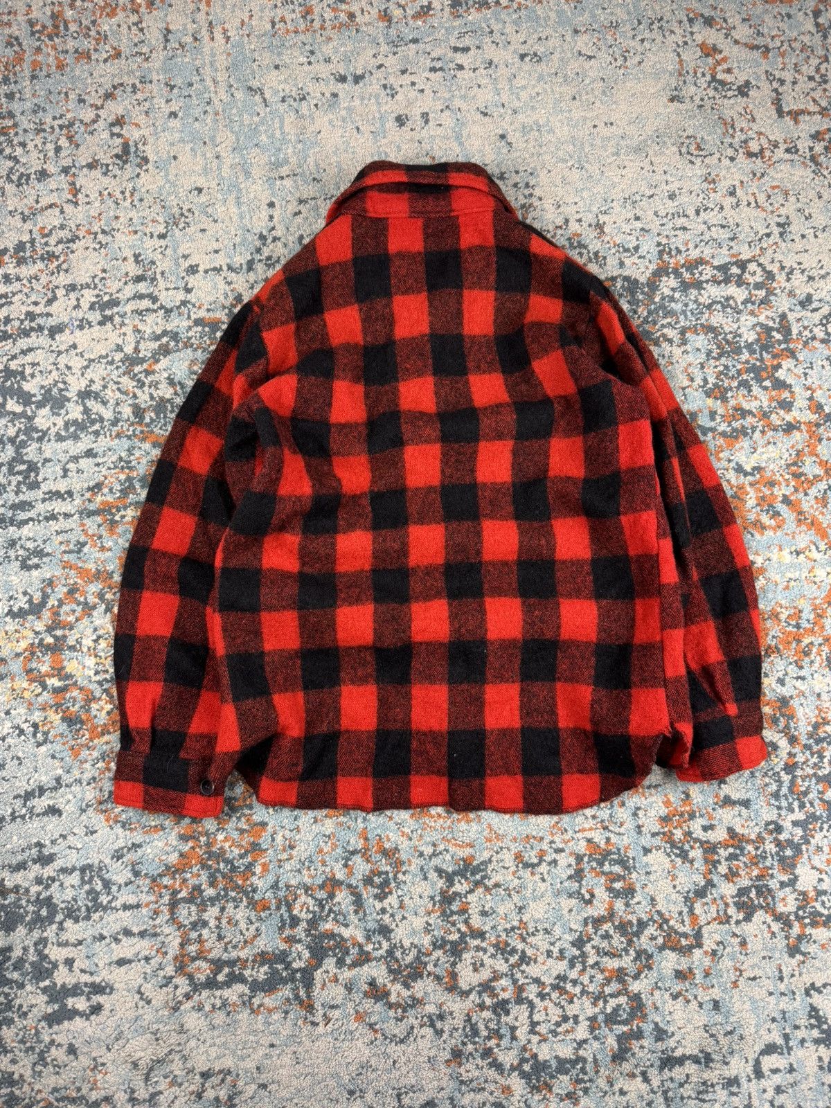 Vintage Vintage 70s Brumdies heavy wool buffalo plaid flannel shirt Size US M / EU 48-50 / 2 - 3 Thumbnail