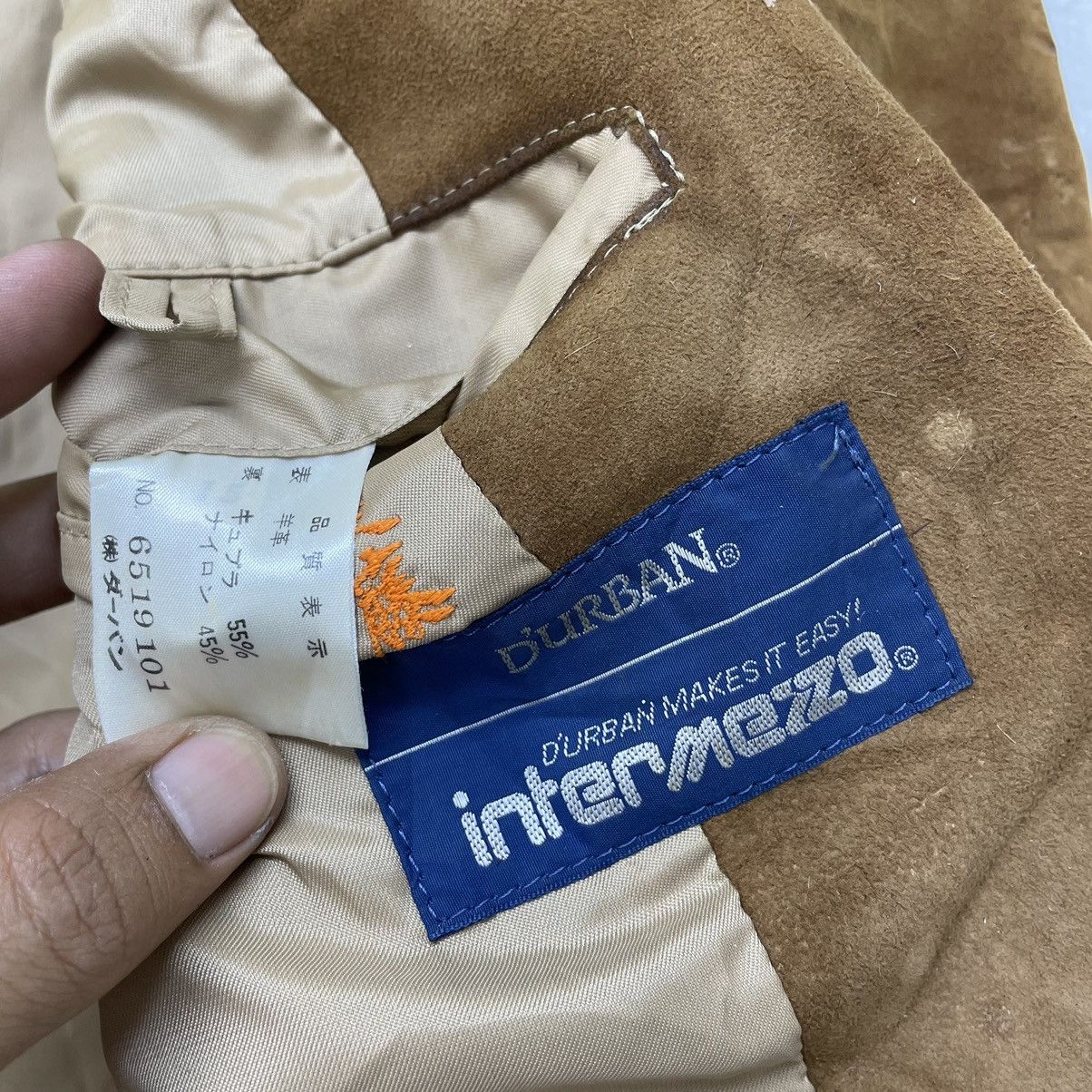 Japanese Brand × Vintage Japanese Brand Durban Intermezo Sheep Skin Casual Jacket Size US M / EU 48-50 / 2 - 4 Thumbnail
