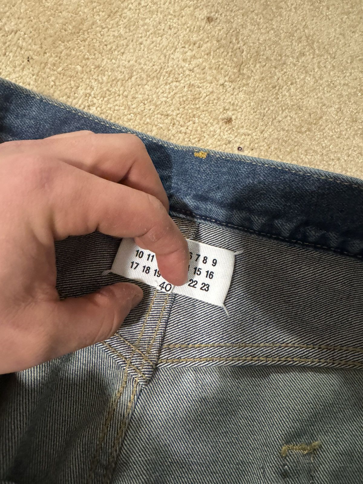 Maison Margiela Margiela two-tone denim Size US 34 / EU 50 - 6 Thumbnail