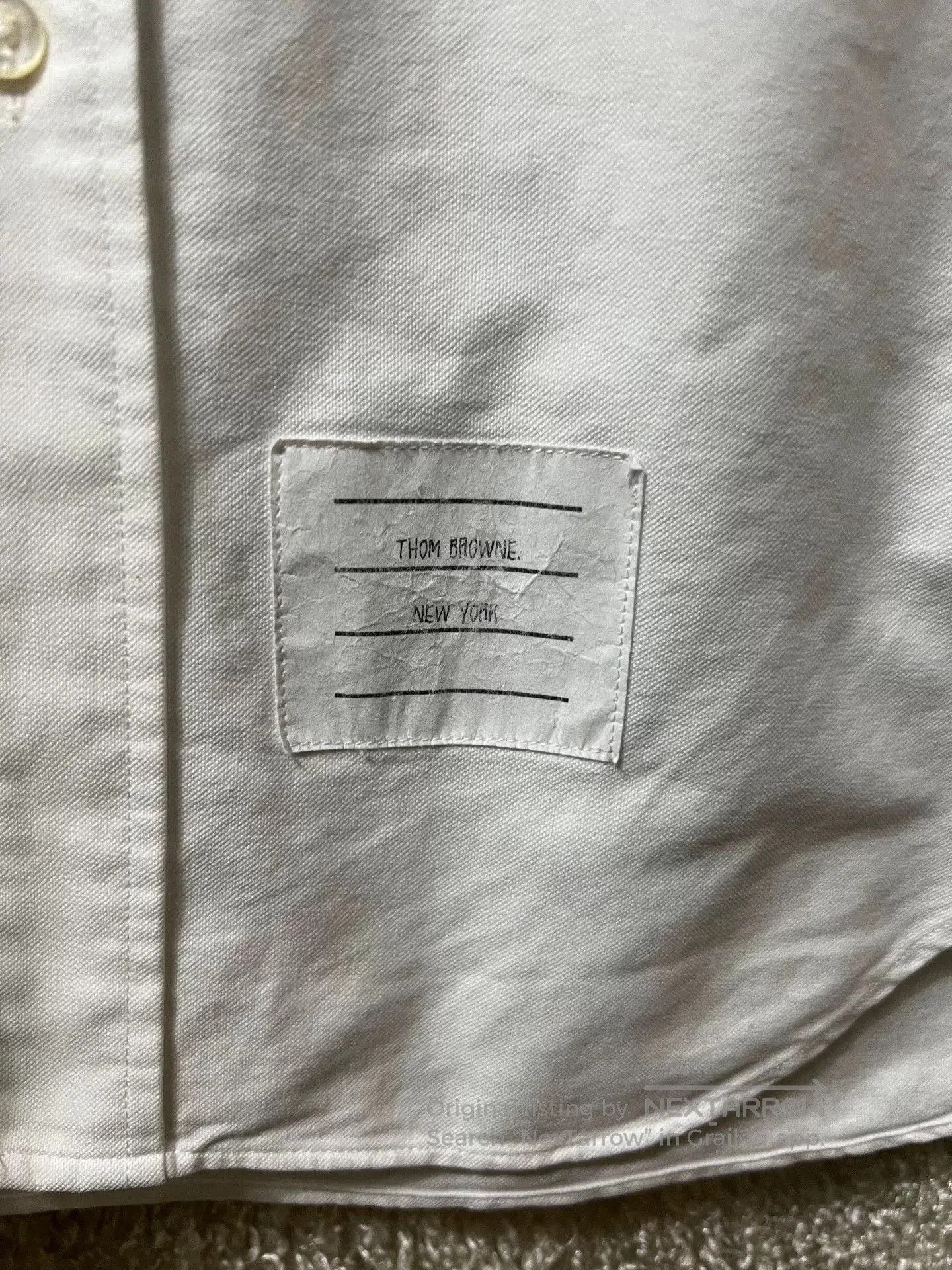Thom Browne Thom Browne Men's Casual White Shirt. Size US S / EU 44-46 / 1 - 2 Thumbnail
