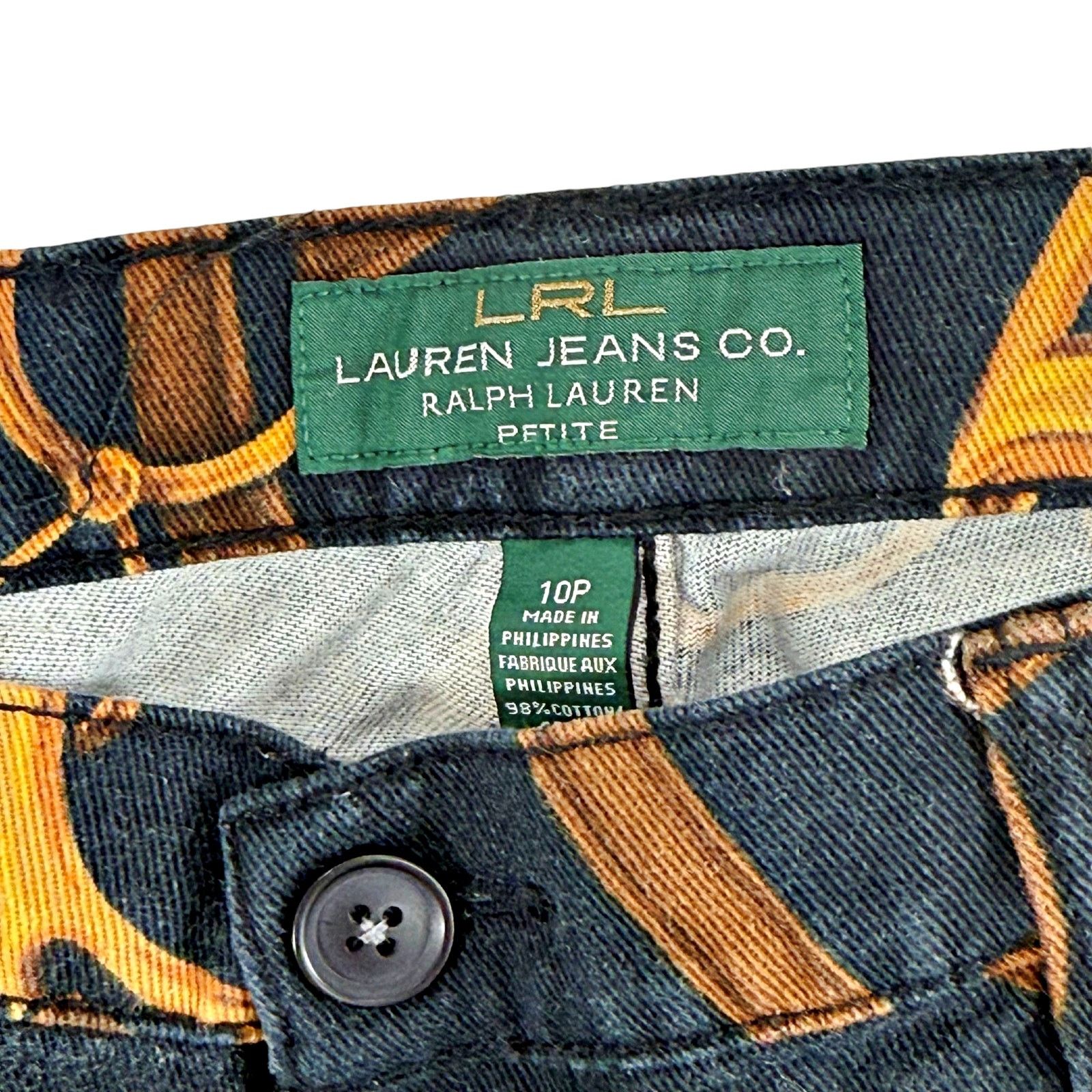 Ralph Lauren LRL Lauren Jeans Ralph Petite Bridle Equestrian Jeans 10P Size 32" / US 10 / IT 46 - 6 Thumbnail