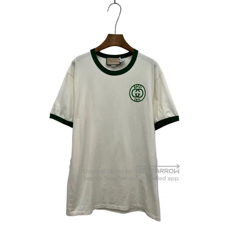 Gucci Gucci Green double G printed short sleeves Size M / US 6-8 / IT 42-44 - 1 Thumbnail