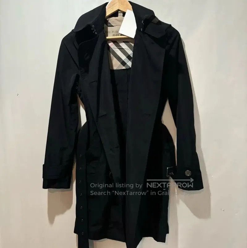 Other Burberry Women's Black Trench Coat for Spring. Size XXS / US 00 / IT 34 - 4 Thumbnail