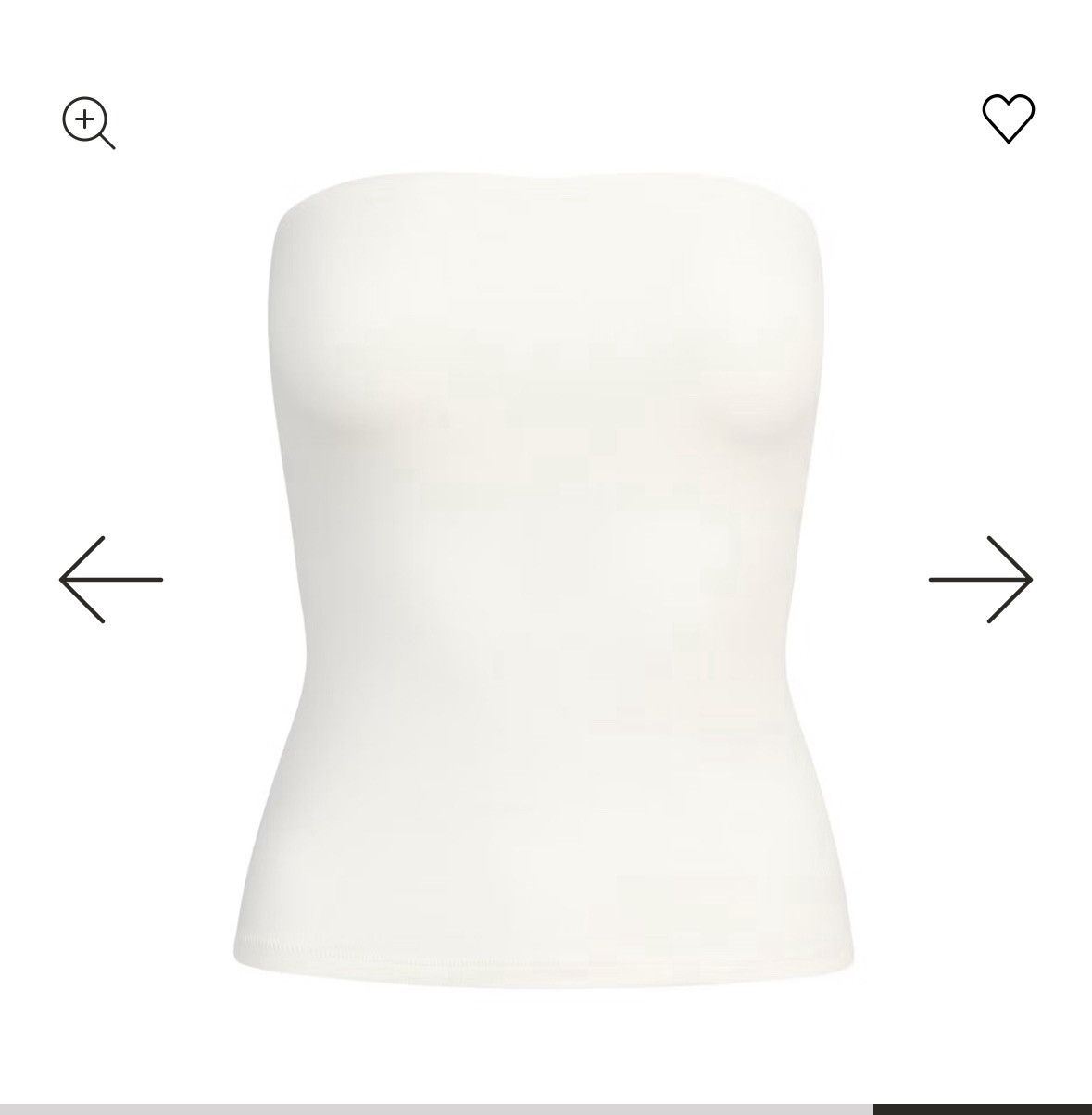 Designer × SKIMS COTTON JERSEY TUBE TOP | MARBLE | SIZE M Size M / US 6-8 / IT 42-44 - 4 Thumbnail