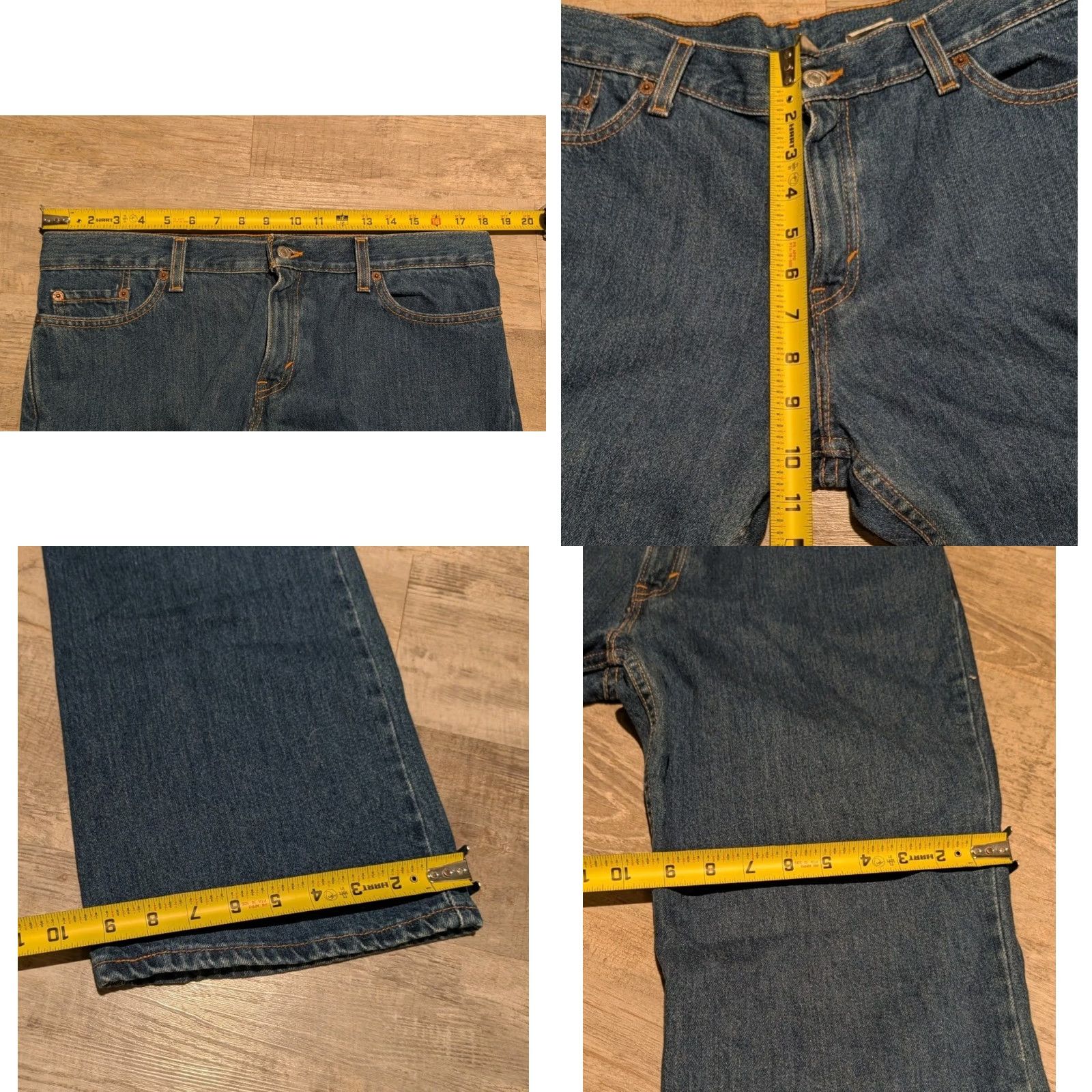 Levi's VINTAGE Levi's Jeans Bootcut Women Junior Size 13 Mid Blue Denim 31in 5-Pocket Regular Fit 90s Y2K Size 34" / US 12 / IT 48 - 8 Thumbnail