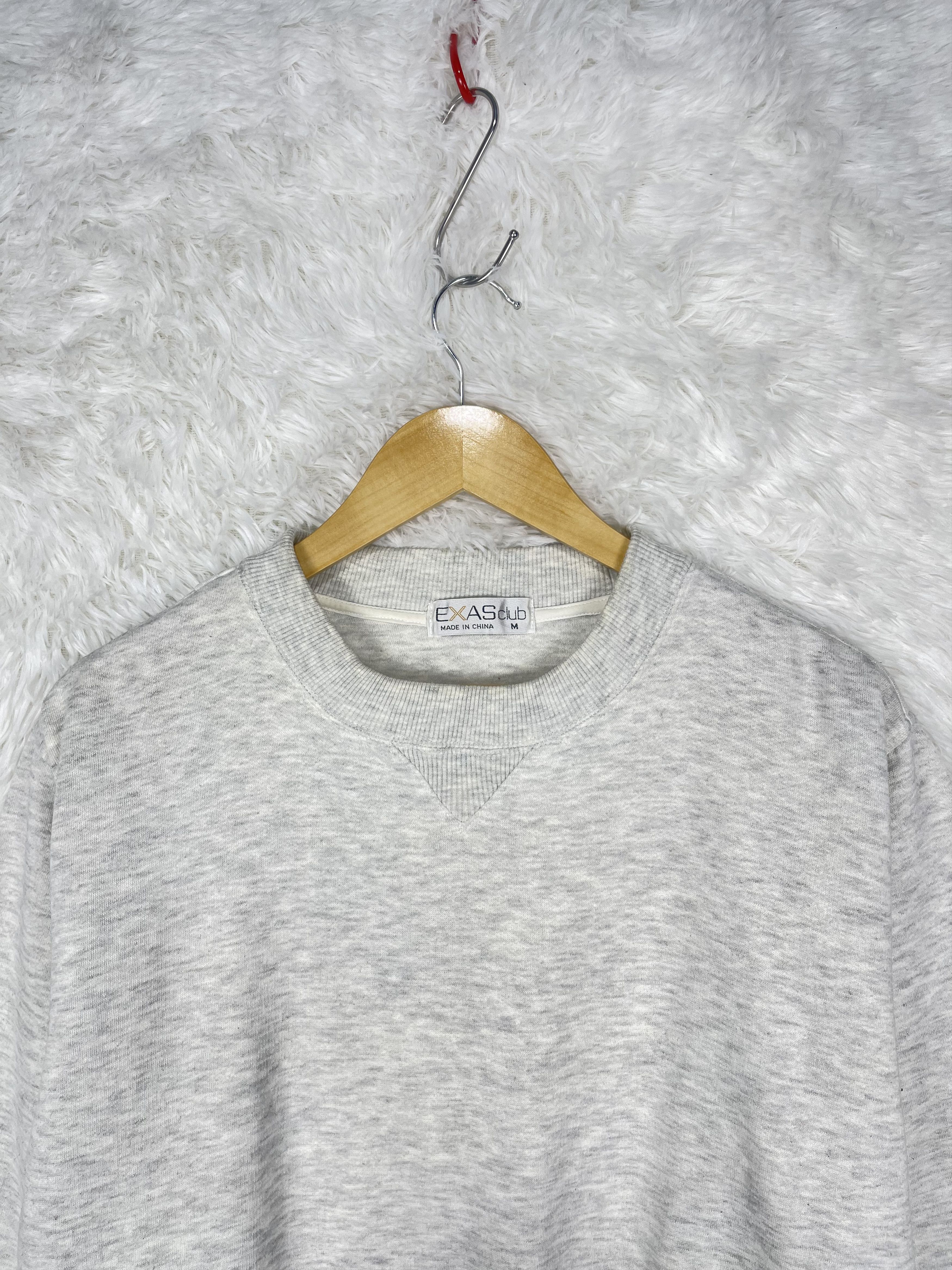 Japanese Brand Vintage EXAS Club American Field Grey Sweatshirt AS0034 Size US M / EU 48-50 / 2 - 3 Thumbnail