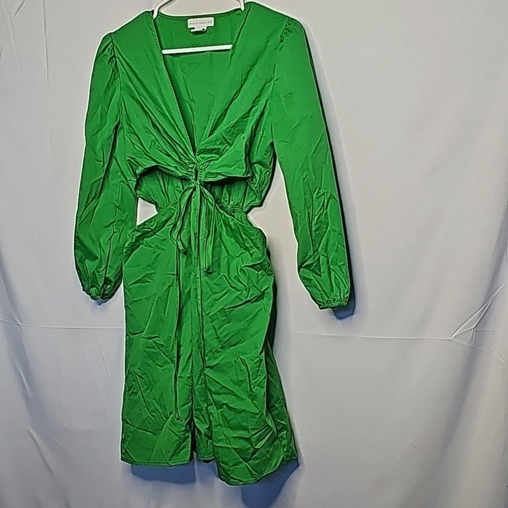 gold silk long sleeve dress Afflatus Hijab