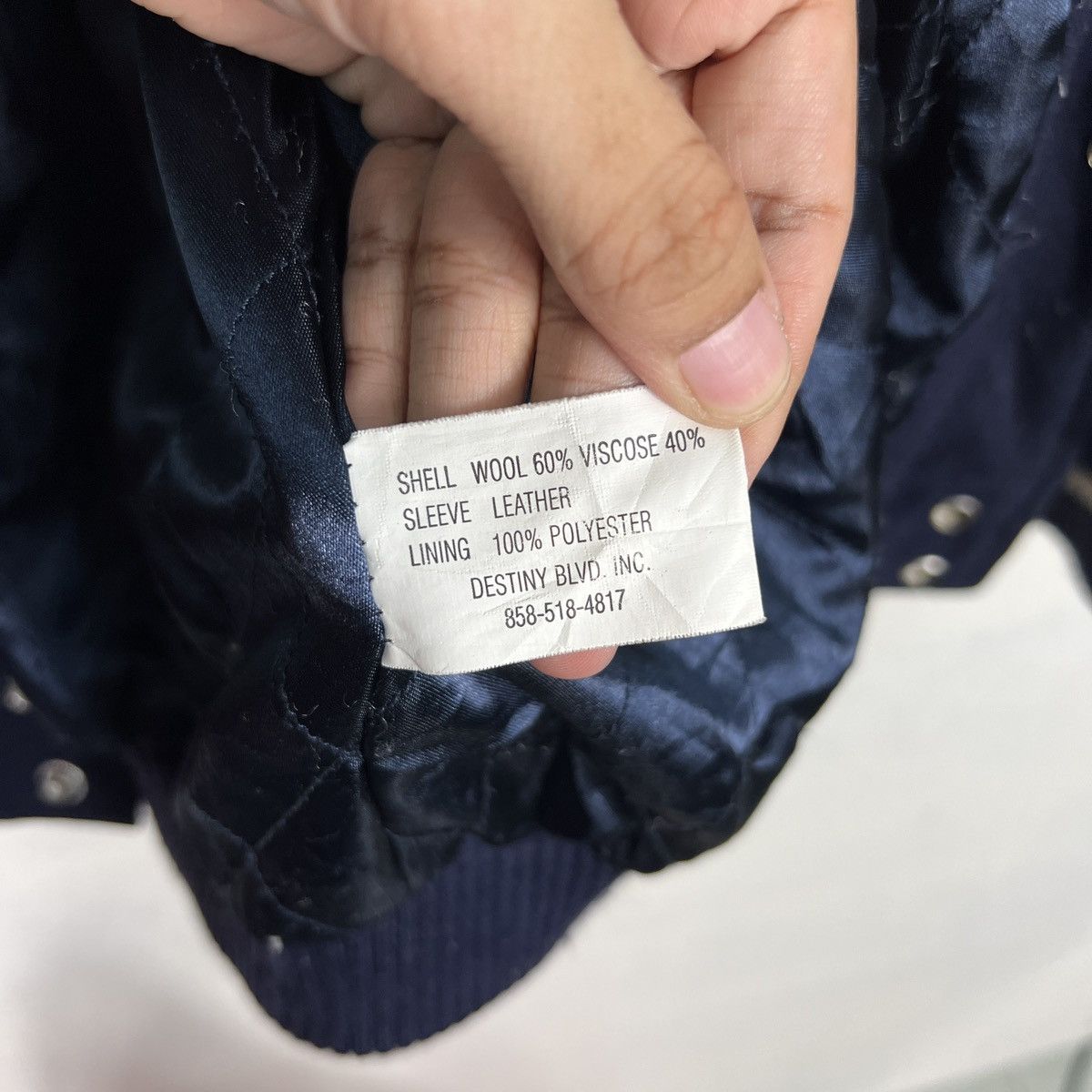 Japanese Brand 🔥 VINTAGE US BOARDER VARSITY BOMBER JACKET Size US L / EU 52-54 / 3 - 20 Thumbnail