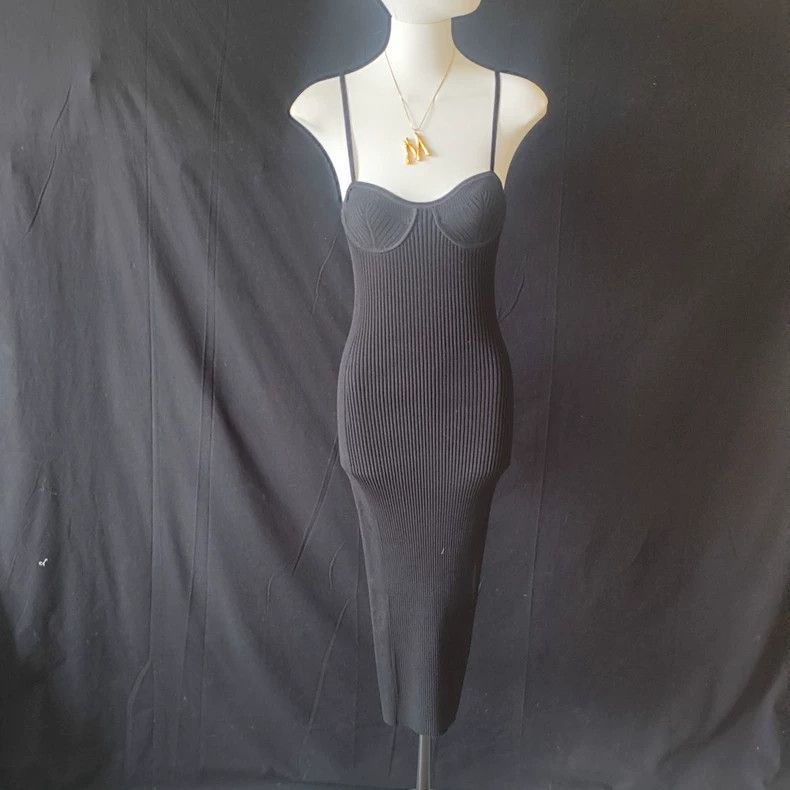 Helmut Lang Helmut Lang Knit Sling Slip Dress XS Size US XS / EU 42 / 0 - 1 Thumbnail