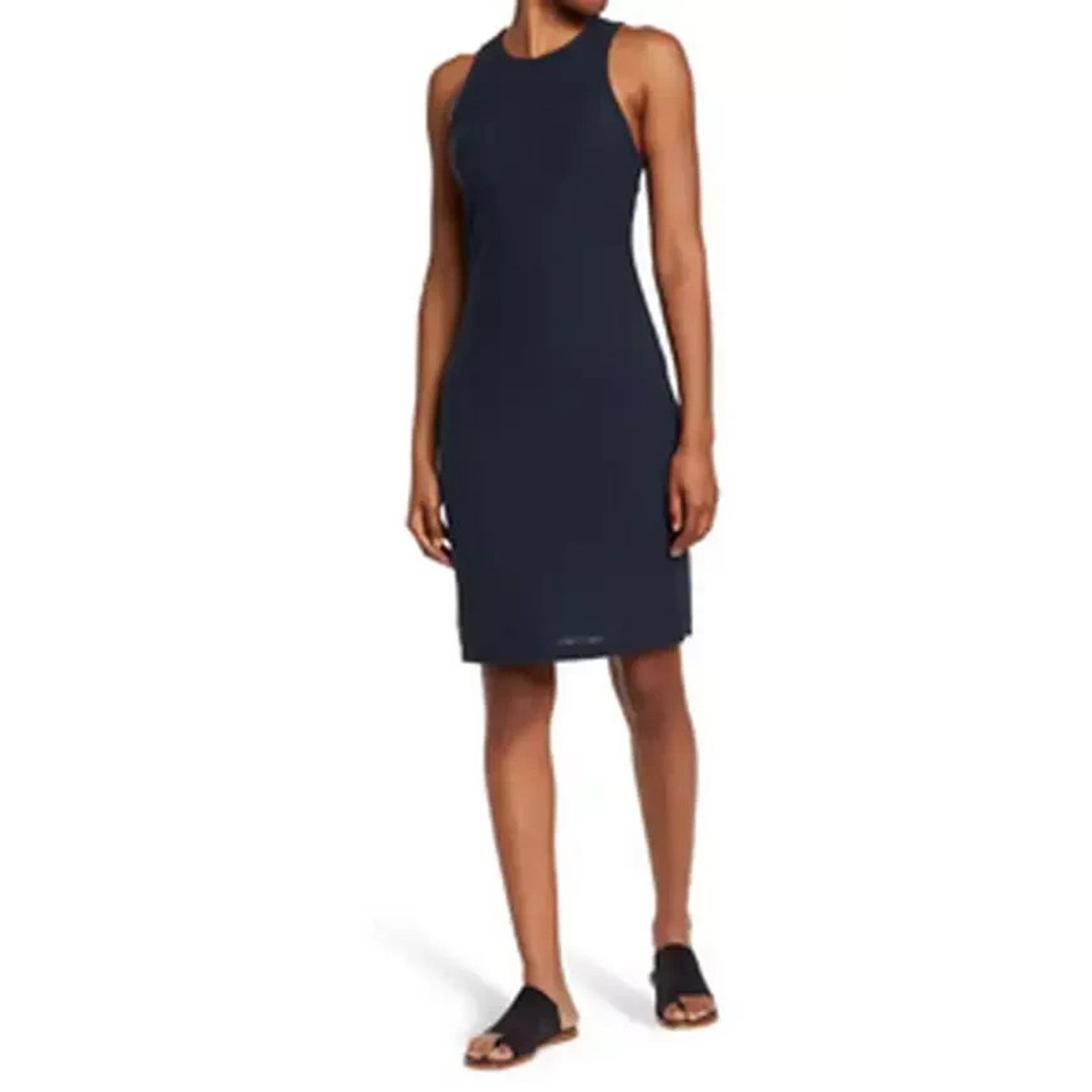 James Perse Standard James Perse Dress Deep Navy Size 1 A001083 Size S / US 4 / IT 40 - 1 Thumbnail