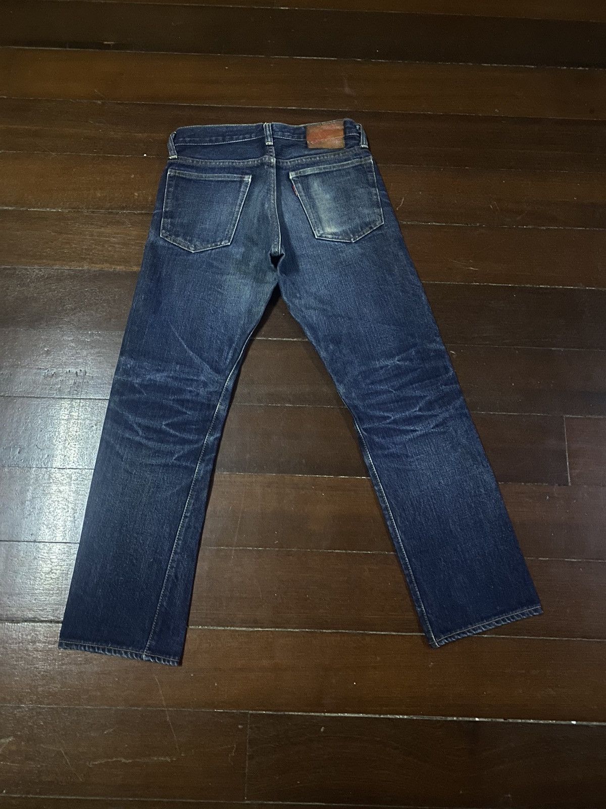 Denime Denime XX Leather Patch Selvedge Jeans mud wash clawmark Size 28" / US 6 / IT 42 - 10 Thumbnail