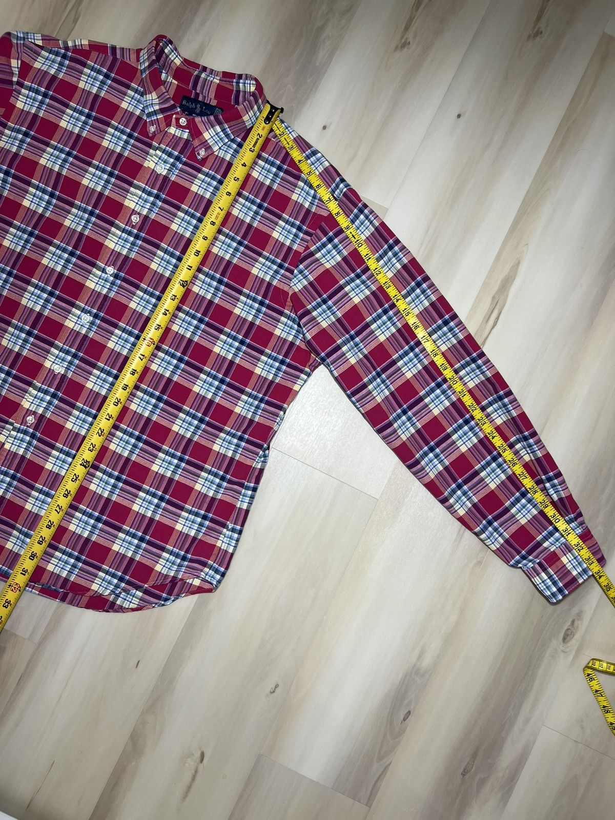 Polo Ralph Lauren Polo Ralph Lauren Men's Oxford Shirt Sz XXL Multicolor Plaid Size US XXL / EU 58 / 5 - 4 Thumbnail