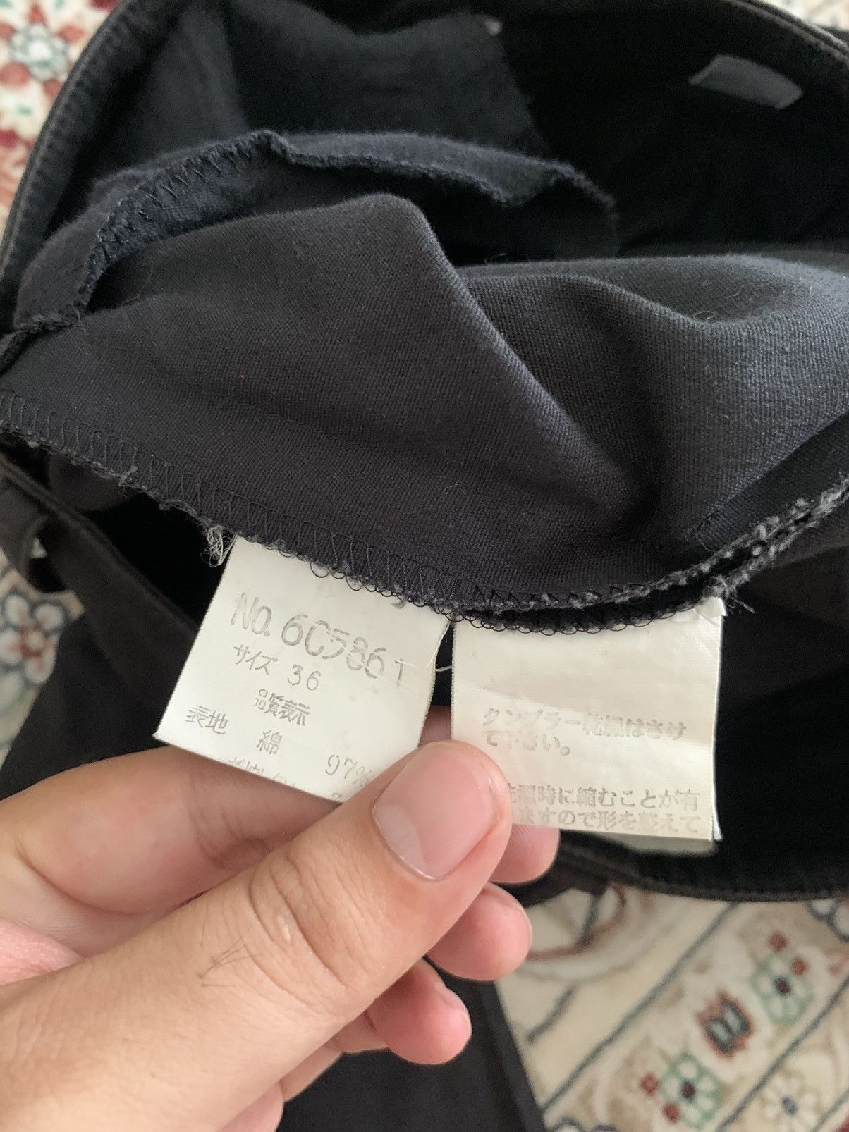 Nicole Club Last📦 Nicole Club Twill Cotton Flared Black Pants Size 25" / US 0 / IT 36 - 7 Thumbnail