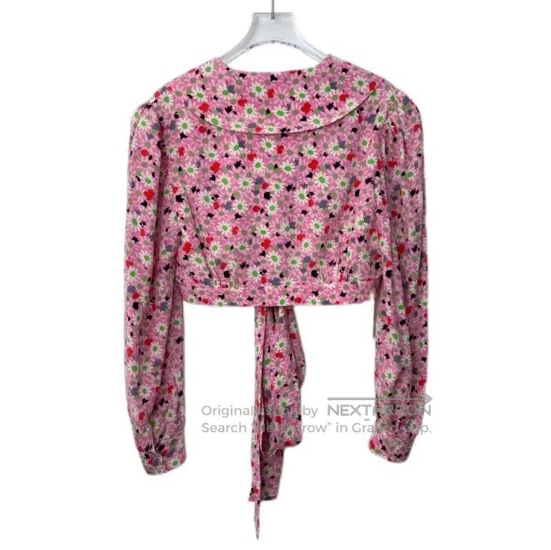 Miu Miu Miu Miu Pink Cotton Blend Crop Top . Size S / US 4 / IT 40 - 2 Thumbnail