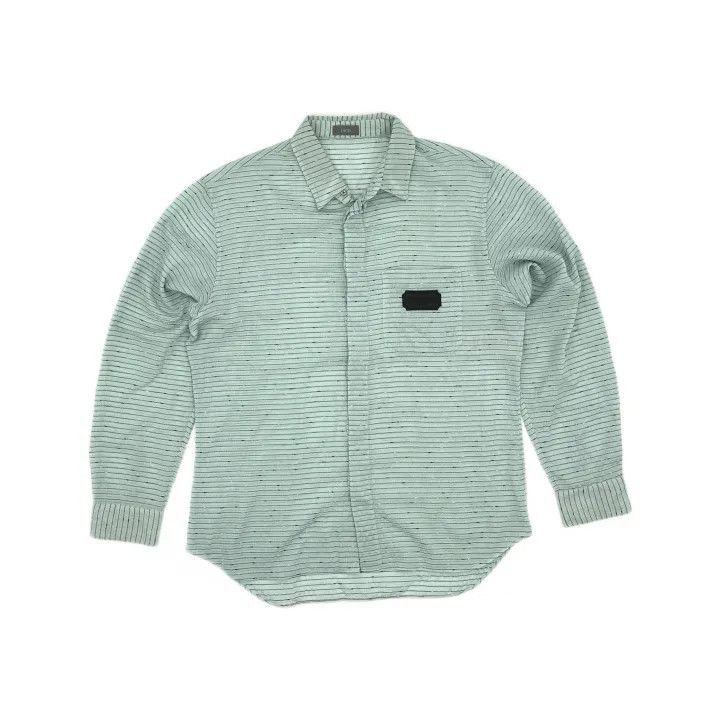 Dior Dior Dior Fashion Stripe Long Sleeve Shirt 0079-2507 Size US L / EU 52-54 / 3 - 2 Thumbnail