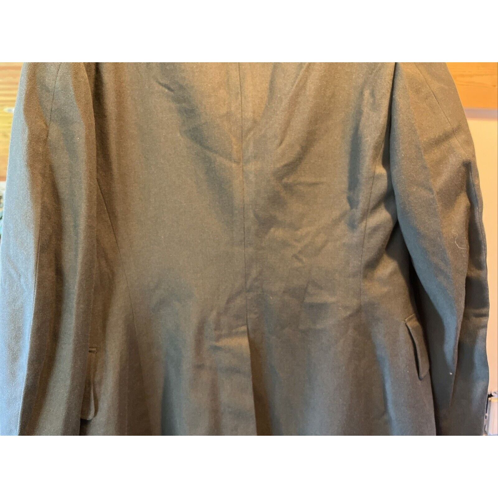 Vintage US Army Class A 1956 Men 40L Olive Green Dress VTG Wool Coat Size US M / EU 48-50 / 2 - 11 Thumbnail