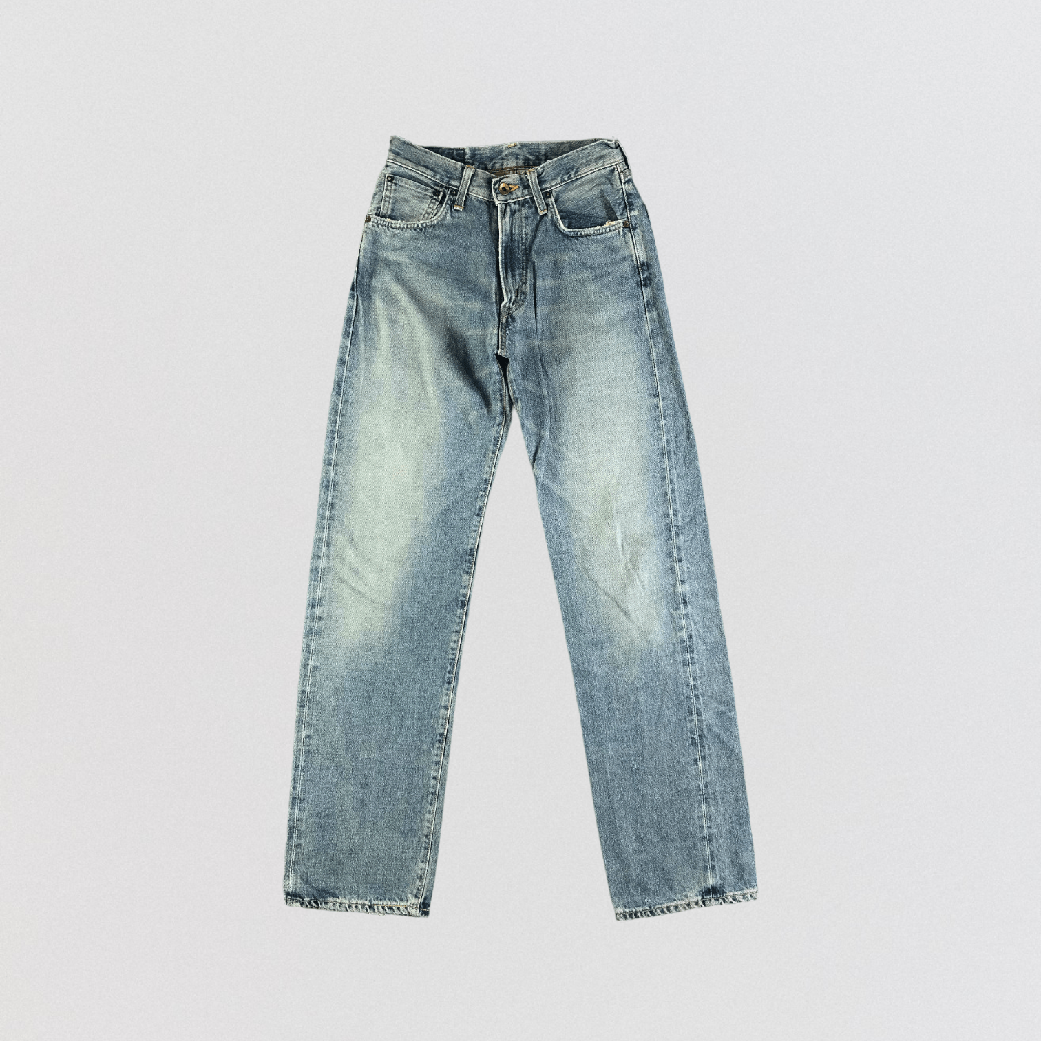 Edwin Vintage Blue Wash Edwin 505 Selvedge Jeans-JM3651 Size US 28 / EU 44 - 1 Thumbnail