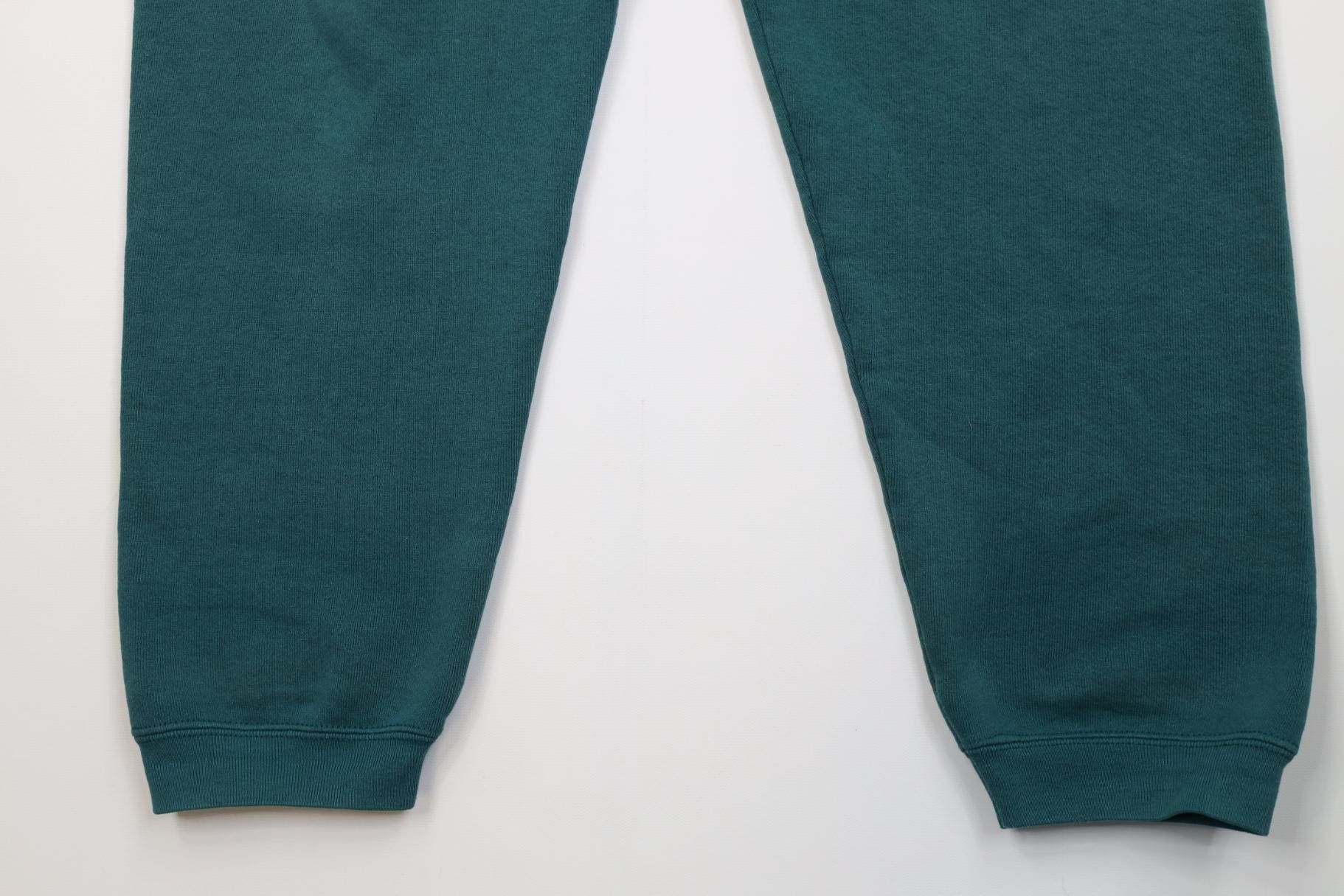Vintage Vintage 90s Streetwear Blank Sweatpants Joggers Pants Green Size 28" / US 6 / IT 42 - 4 Thumbnail