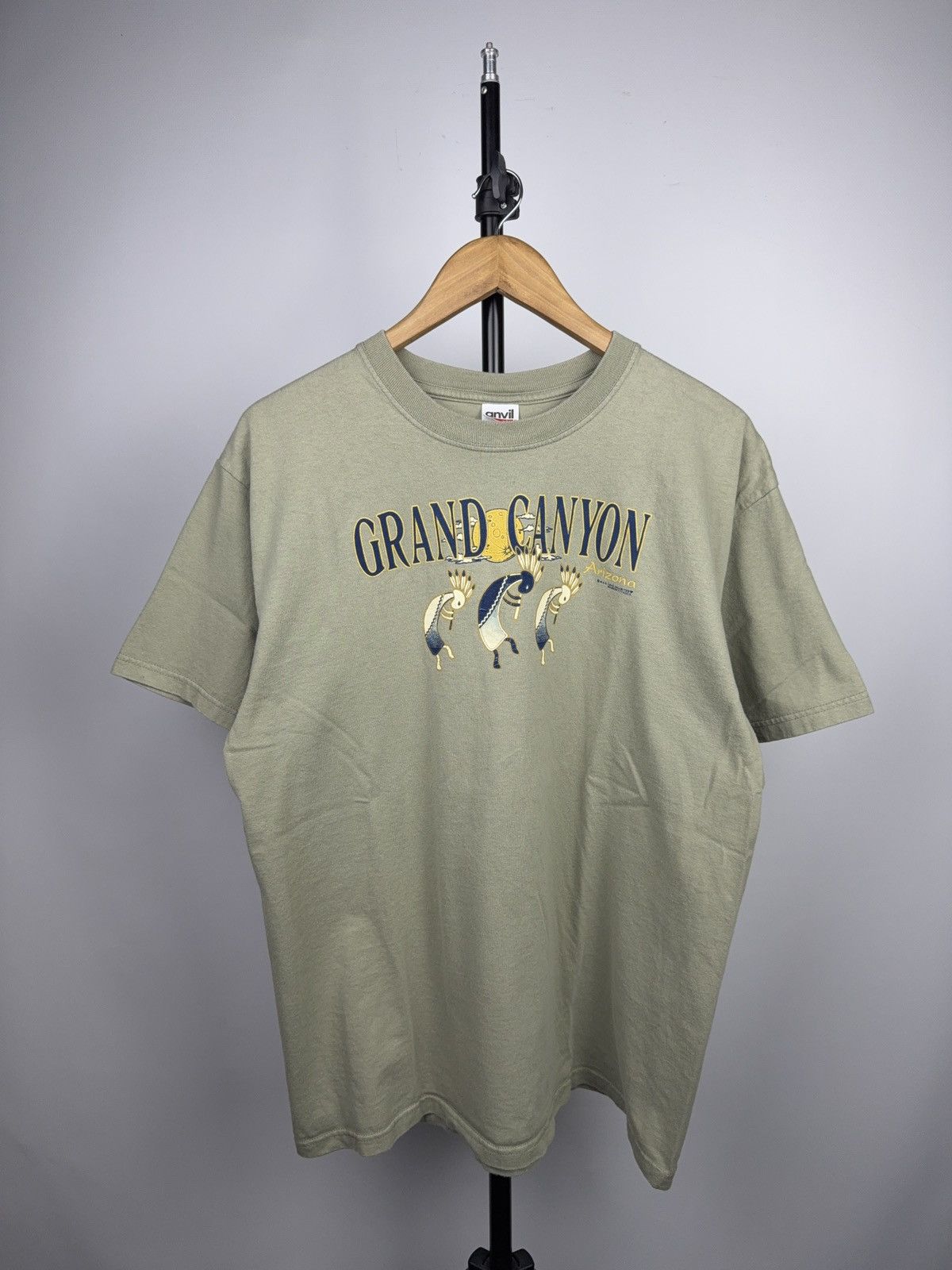 Vintage Retro 00s Grand Canyon Arizona Kokopelli Graphic T-Shirt Size US L / EU 52-54 / 3 - 1 Thumbnail