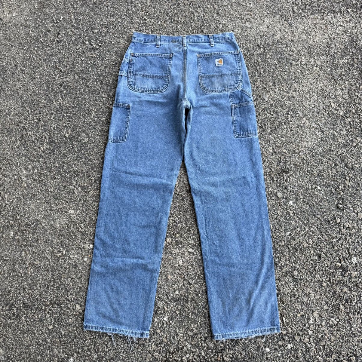 Carhartt VINTAGE CARHARRT STRAIGHT FADED CARGO PANTS Size US 34 / EU 50 - 2 Thumbnail