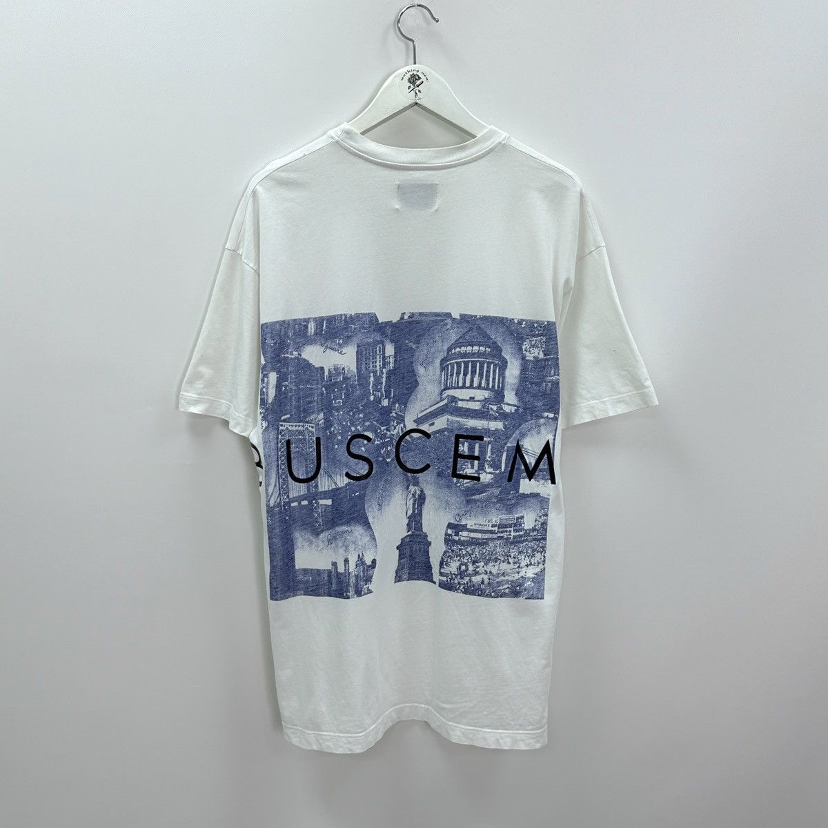 Buscemi Vintage 00s Buscemi USA Italy distressed tee oversize luxury Size US M / EU 48-50 / 2 - 1 Thumbnail