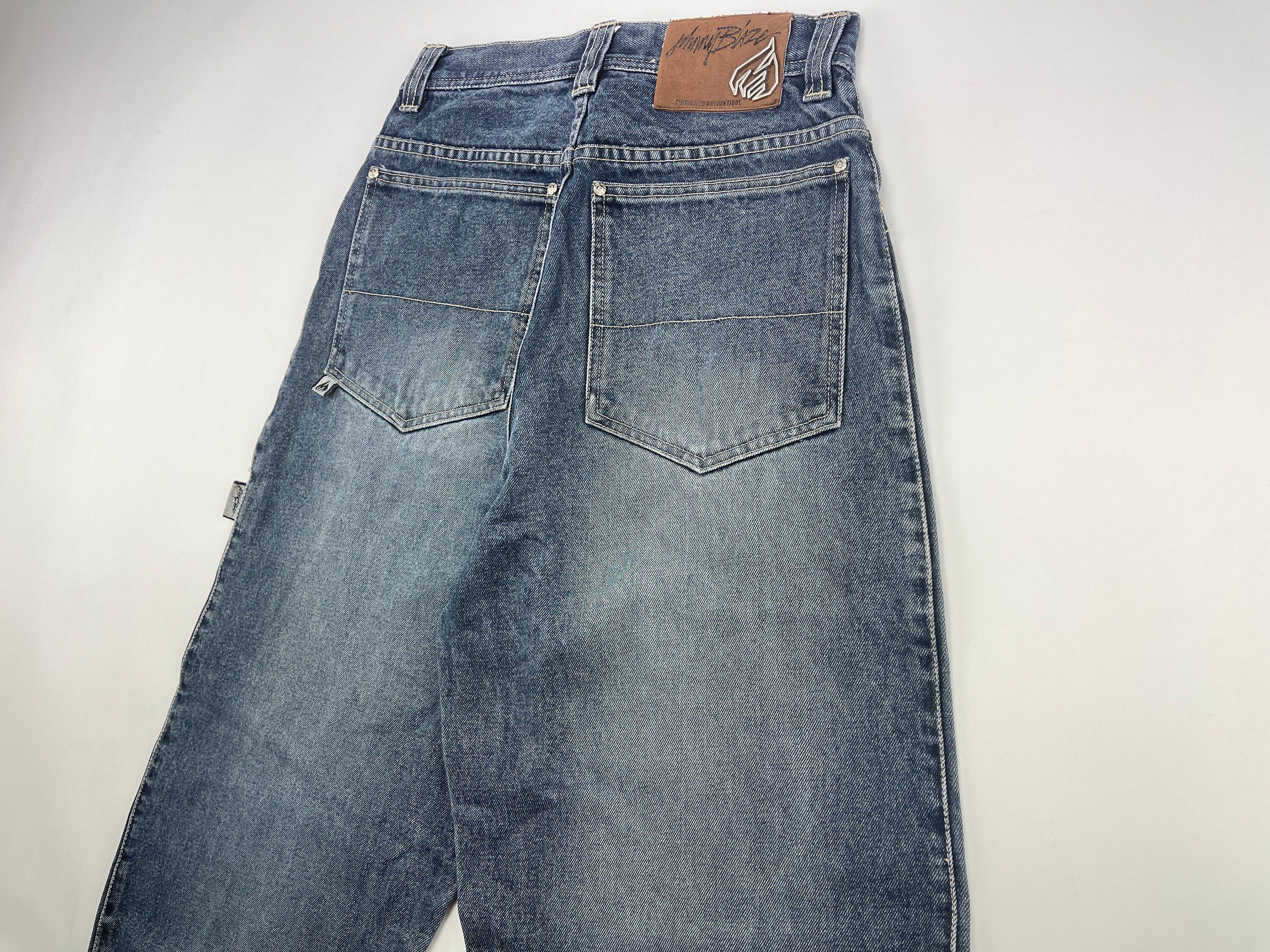 Wu-Tang Clan Johnny Blaze jeans vintage Wu Wear Wu Tang Clan 90s 1990s 28 Size US 28 / EU 44 - 4 Thumbnail