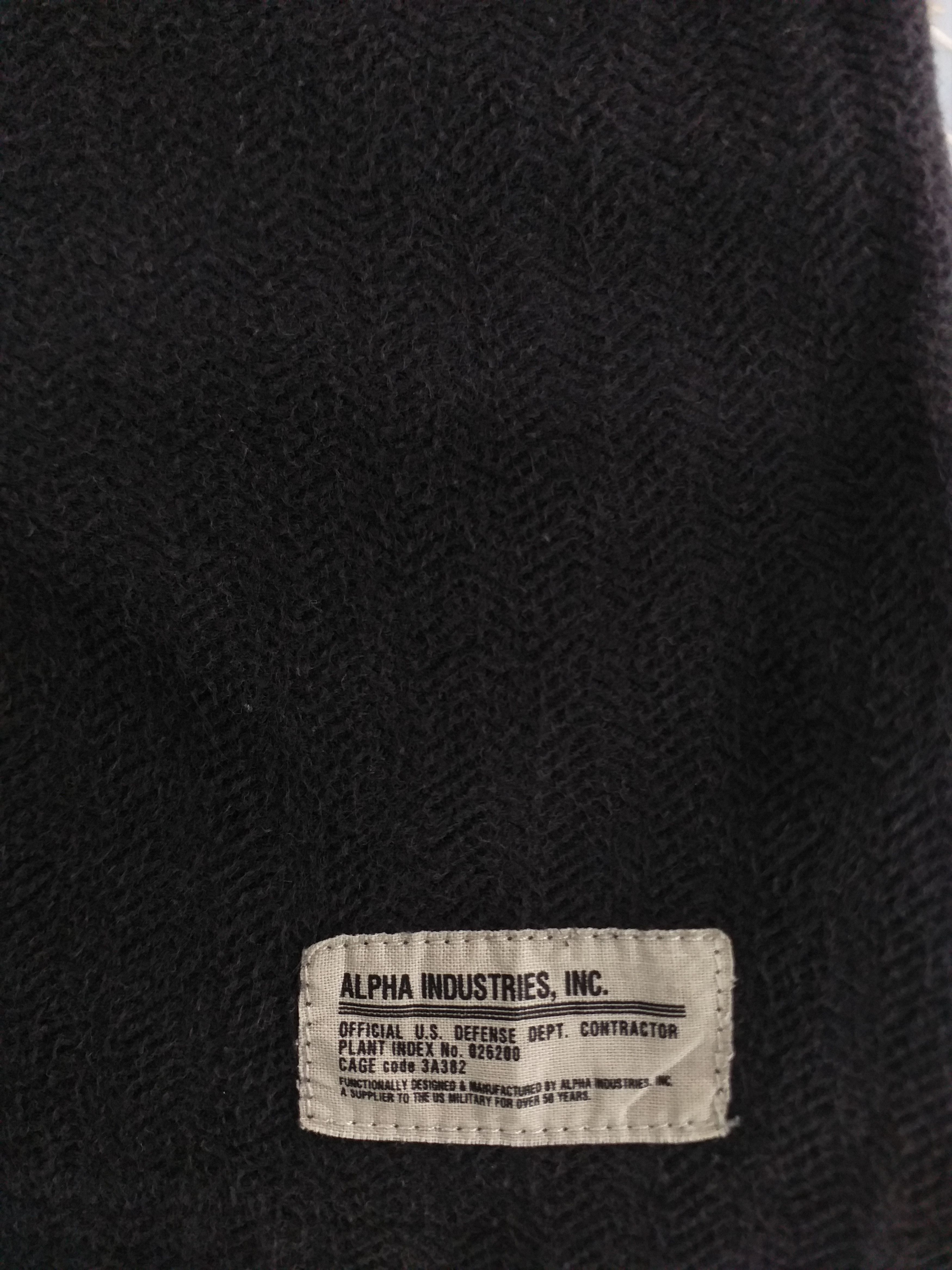 Alpha Industries Vintage Alpha Industries XXlarge Tshirt Big Logo -A032 Size US XXL / EU 58 / 5 - 6 Thumbnail