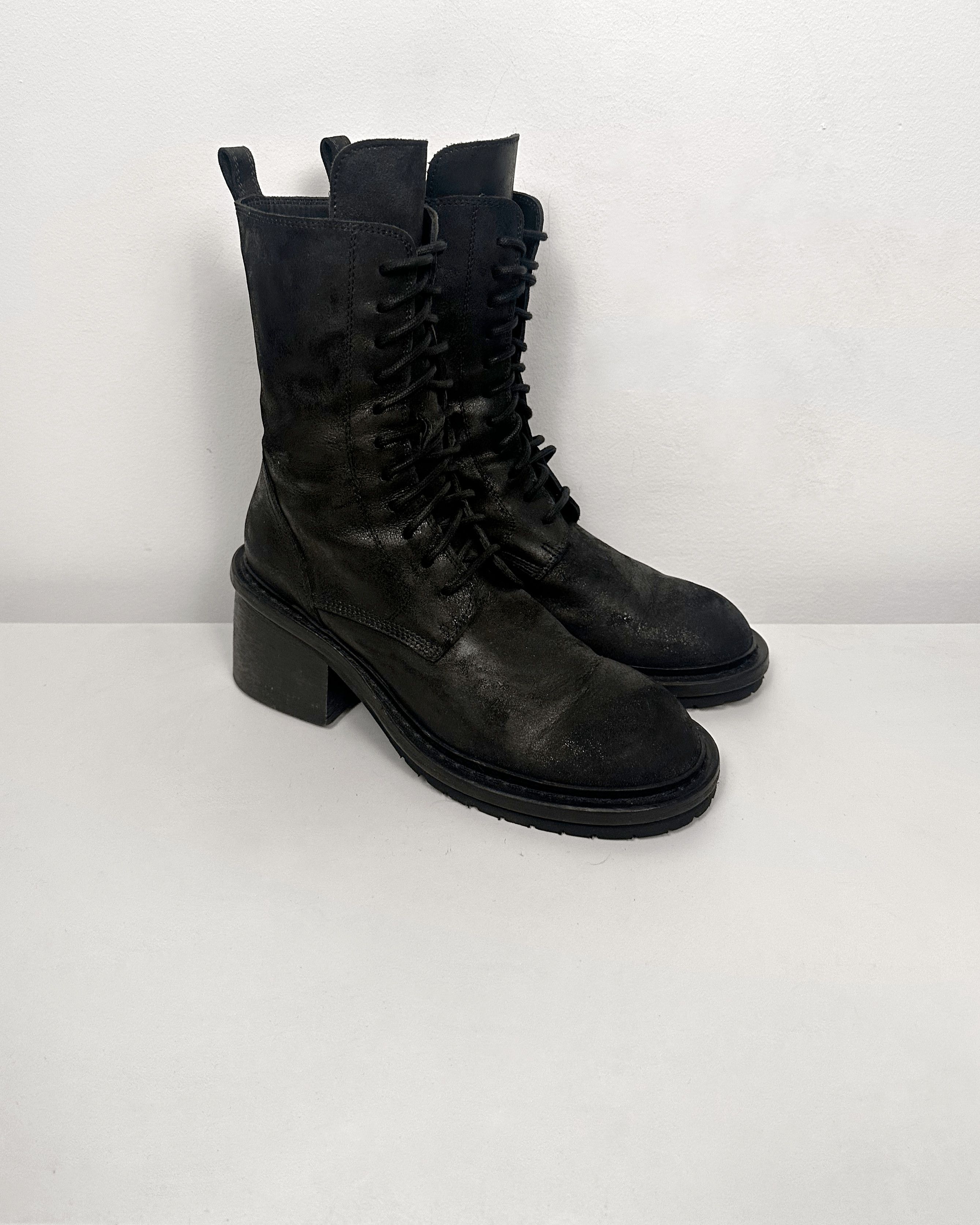 Ann Demeulemeester Ann Demeulemeester Shearling Leather Heike Boots Size US 7 / EU 40 - 1 Thumbnail
