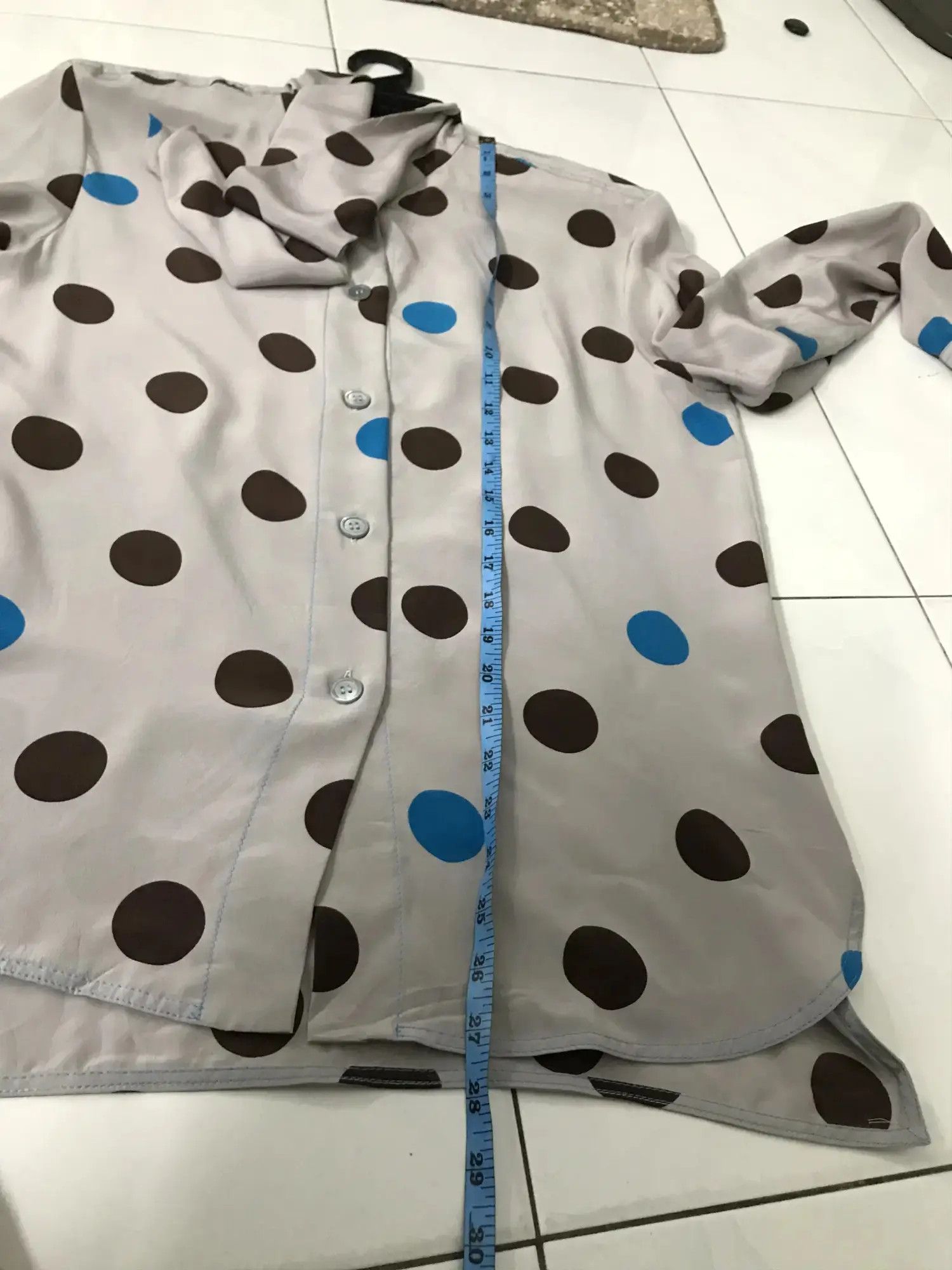 Marni Vintage Marni Flaminia Polka Dot Bow Shirt Size US M / EU 48-50 / 2 - 14 Thumbnail