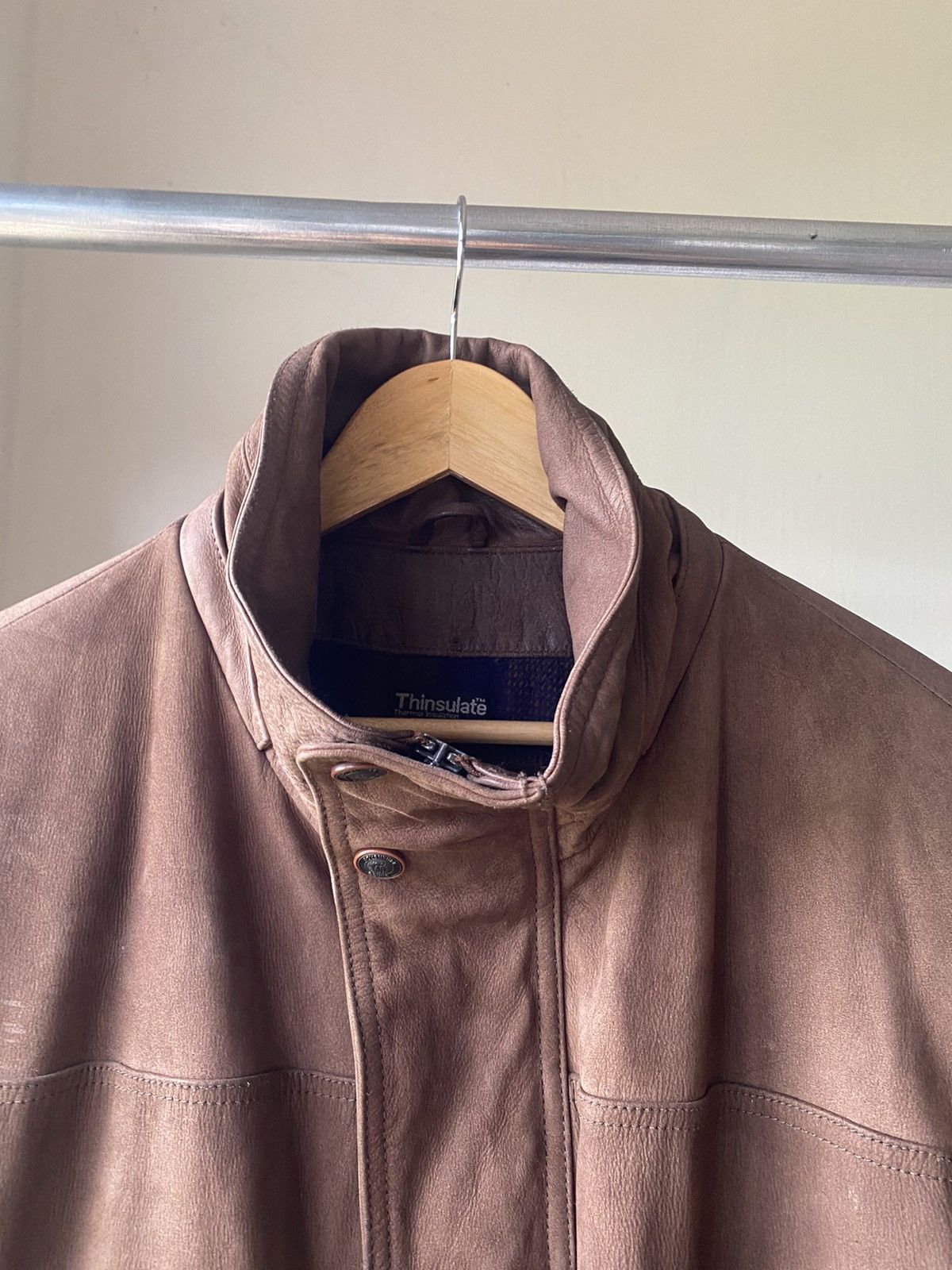 Vintage VINTAGE WILSONS LEATHER PARKA JACKET WINTER PUNK GRUNGE LGB Size US L / EU 52-54 / 3 - 5 Thumbnail