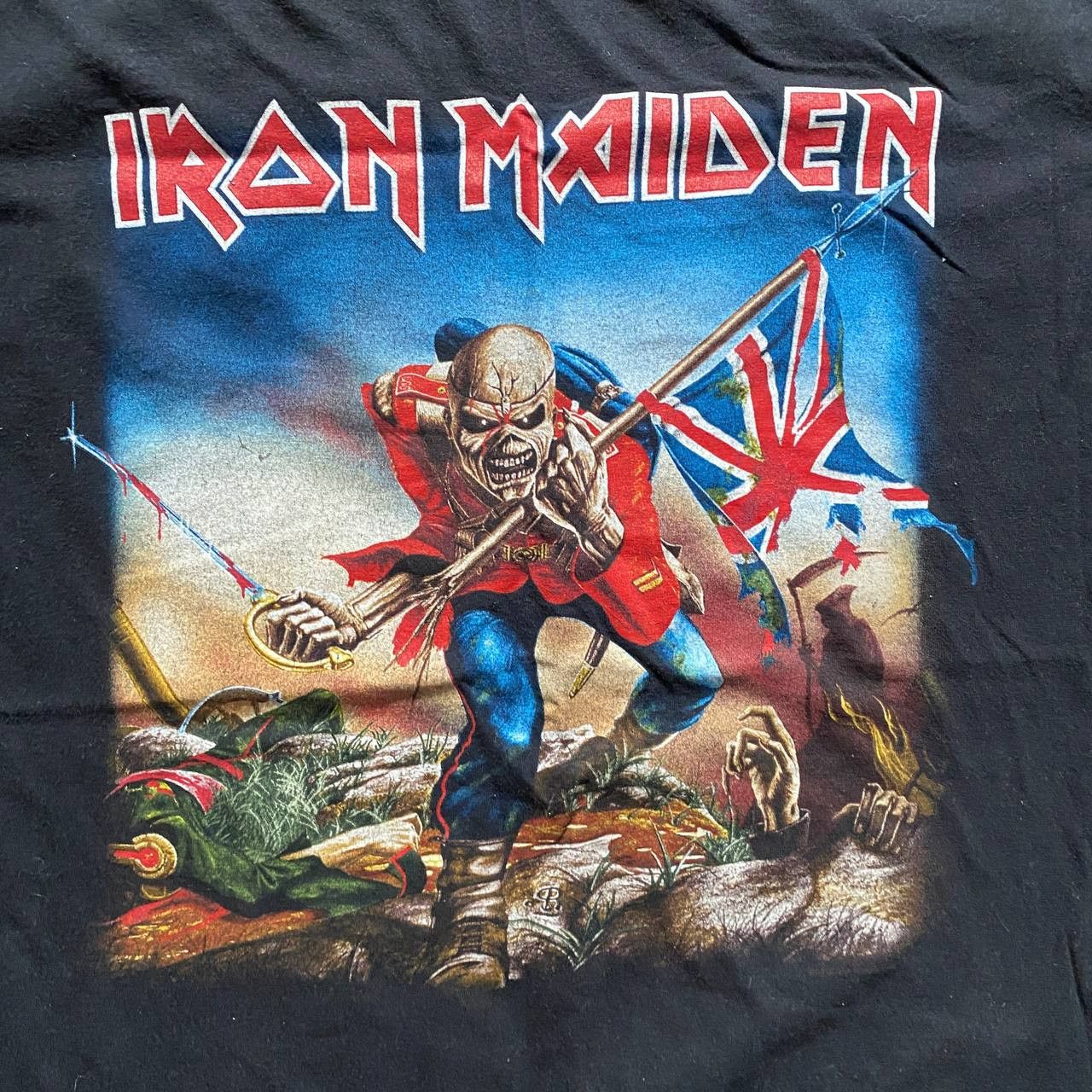 Band Tees VINTAGE Y2K IRON MAIDEN AMAZING FADED RARE T SHIRT 73 Size US L / EU 52-54 / 3 - 2 Thumbnail