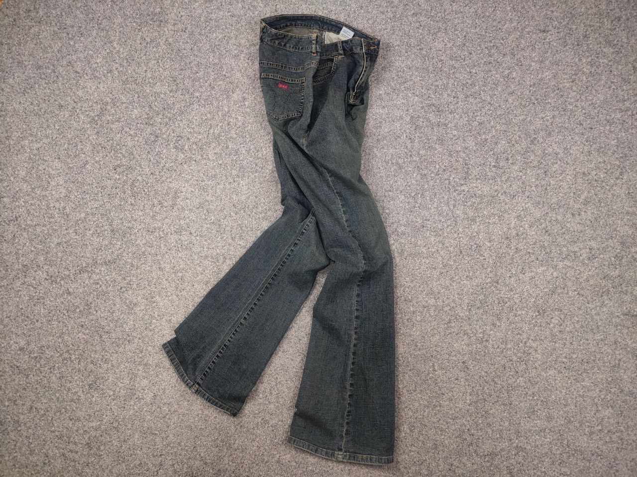 If Six Was Nine Vintage Y2K Flared Jeans Dark if six was nine LGB Opium Size 29" - 3 Thumbnail