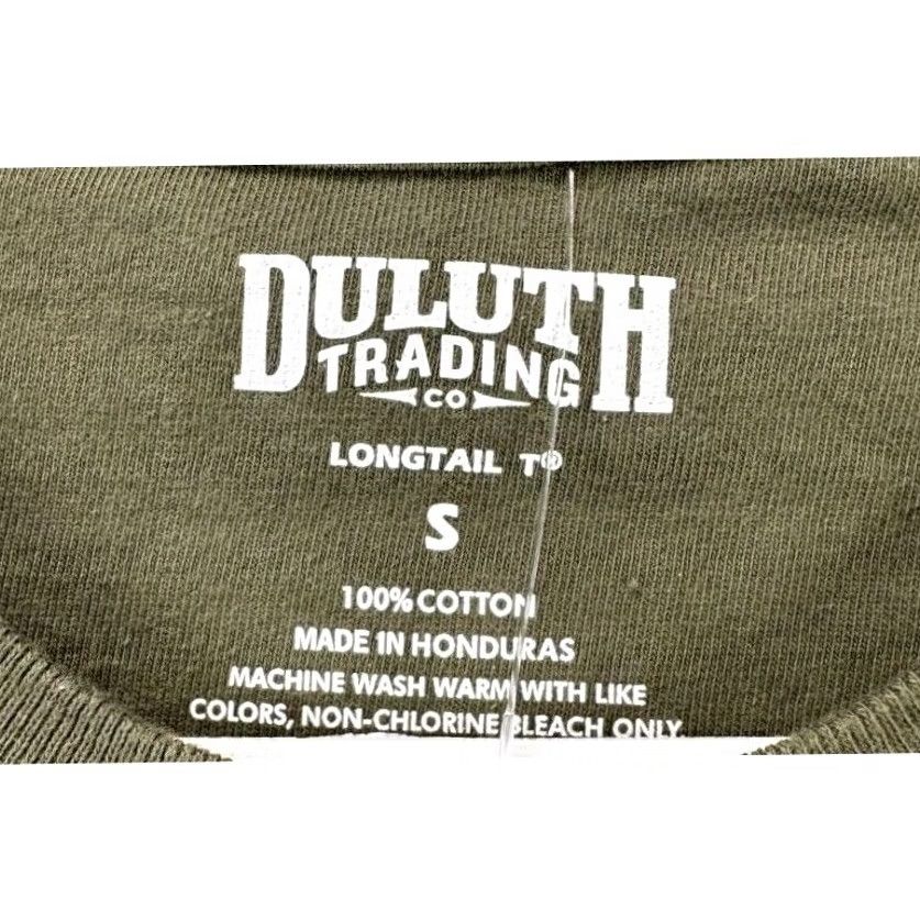 Duluth Trading Company Duluth Trading Co. Shirt Mens Small Long Sleeve Crew Neck Olive Graphic Print Tee NEW A45 Size US S / EU 44-46 / 1 - 4 Thumbnail