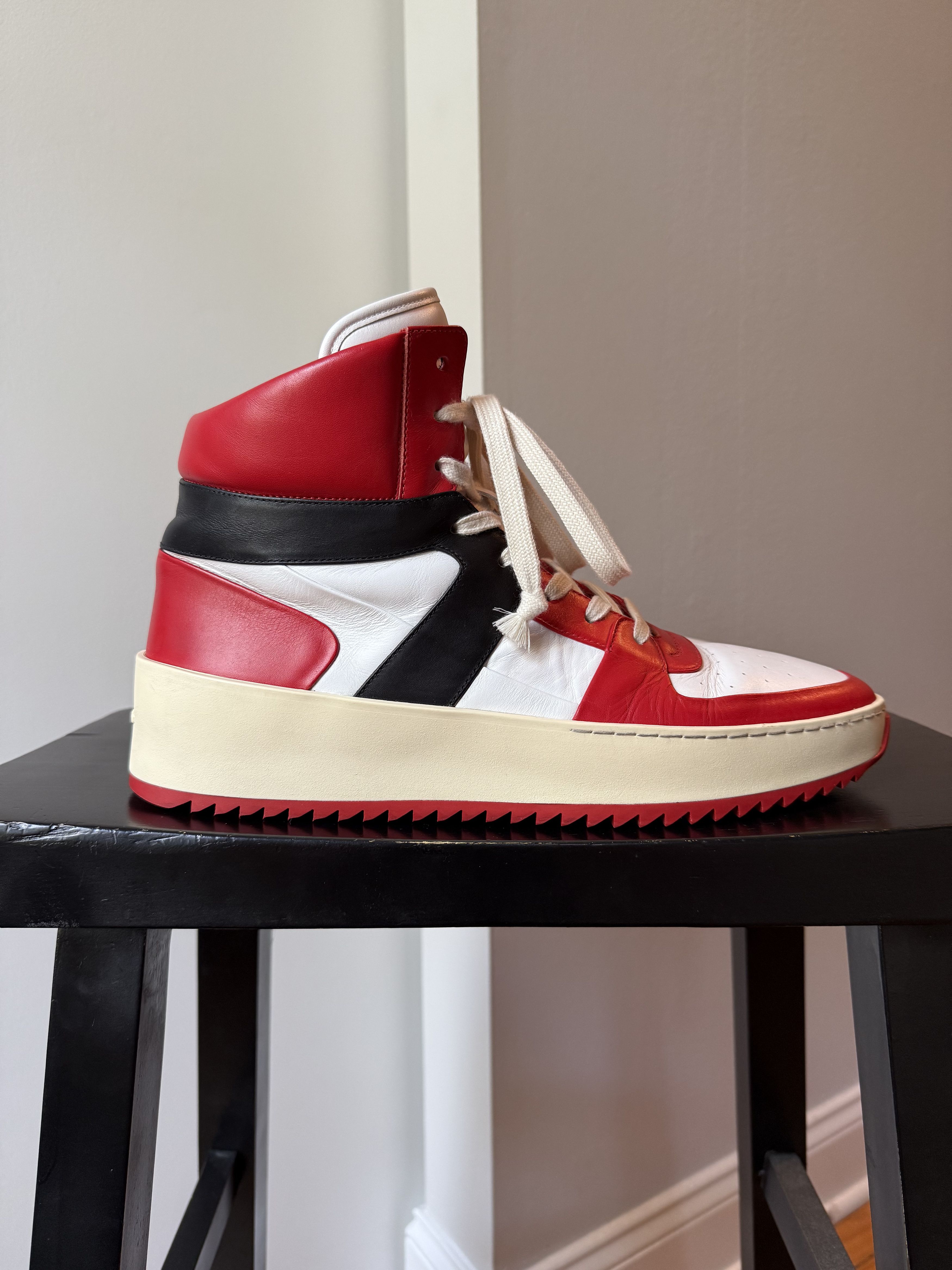 Fear of God Varsity Red Basketball Sneakers Size US 11 / EU 44 - 4 Thumbnail