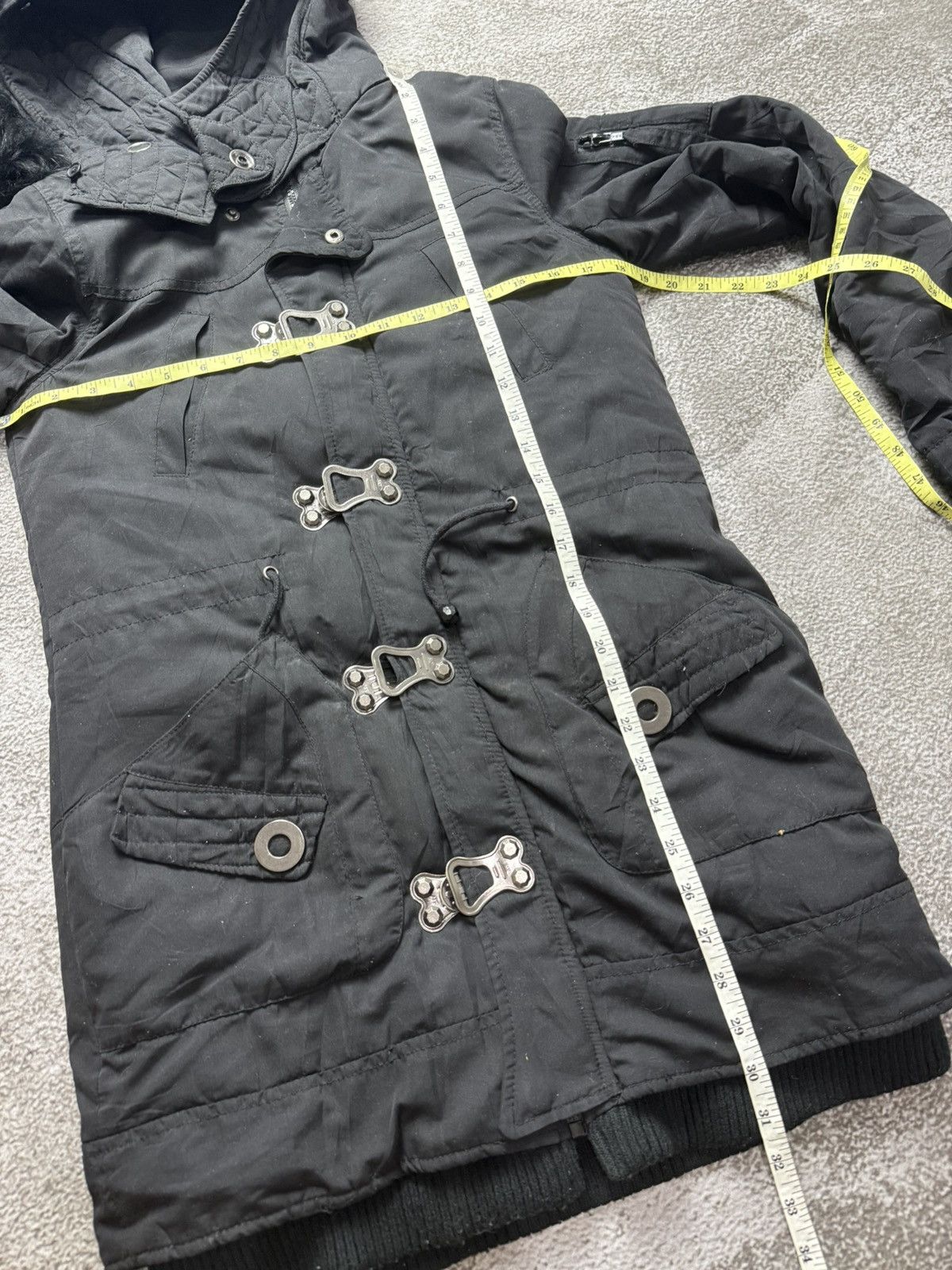 SLY Sly Fur Racoon Black Jacket Size US M / EU 48-50 / 2 - 14 Thumbnail