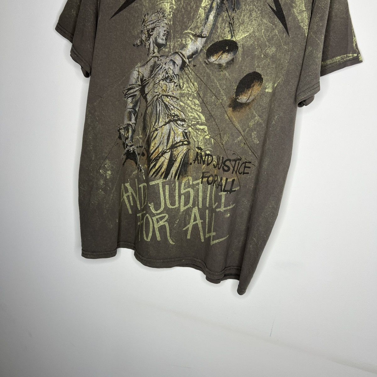Band Tees × Metallica × Vintage Rare Vintage Metallica And Justice For All Graphic T-shirt Size US L / EU 52-54 / 3 - 2 Thumbnail