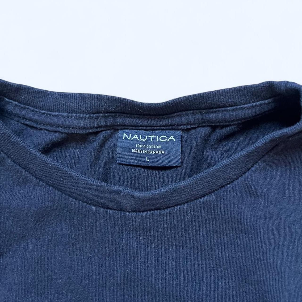 Nautica black vintage boxy fit nautica logo tshirt, size L Size US L / EU 52-54 / 3 - 4 Thumbnail