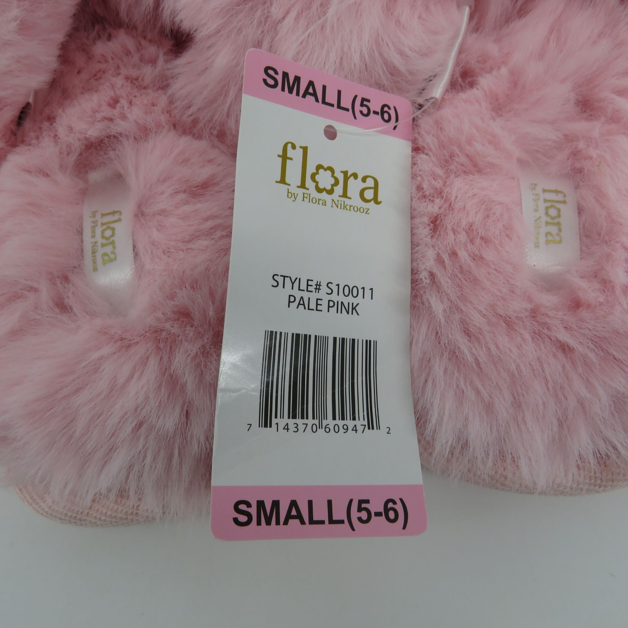 Other Flora By Flora Nikrooz Faux Fur Pink Crossband Womens Slippe Size US 5 / IT 35 - 4 Thumbnail