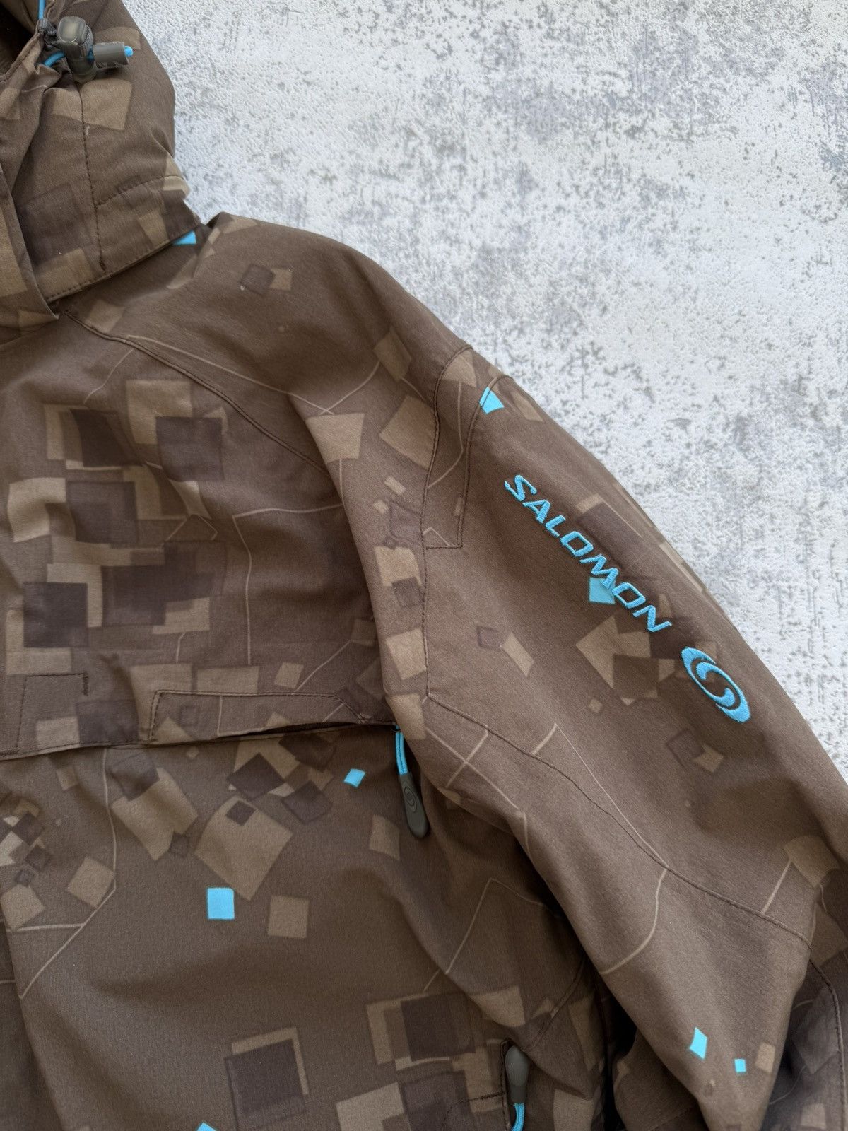 Salomon × Vintage Vintage Salomon Brown Clima Pro Ski Jacket Size US S / EU 44-46 / 1 - 3 Thumbnail