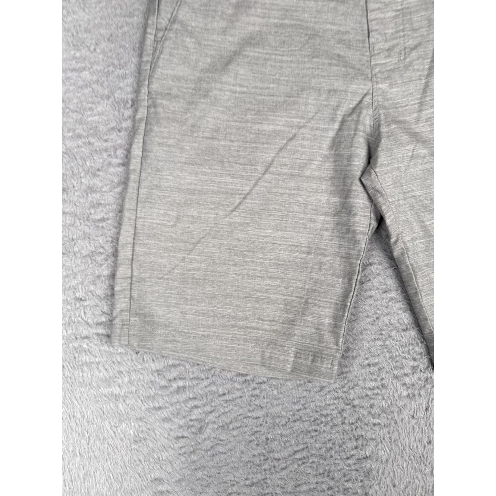 Hurley Hurley Shorts Mens 28 Gray Chino Flat Front 10 Inseam Quick Dry H2O-Dri Summer Size US 28 / EU 44 - 3 Thumbnail
