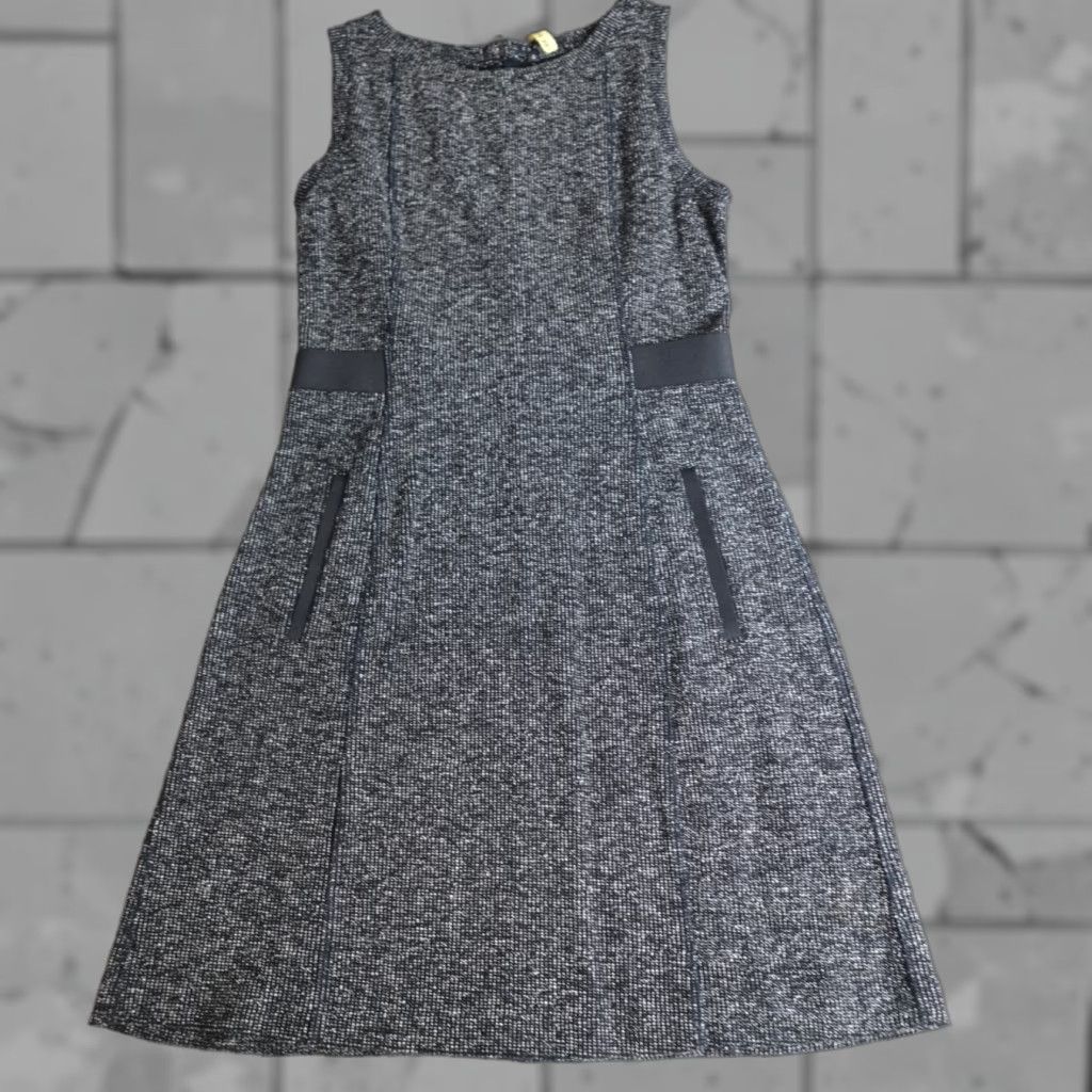 sacai knit dress Cotton Knit x Cotton Poplin Dress  La Garonne